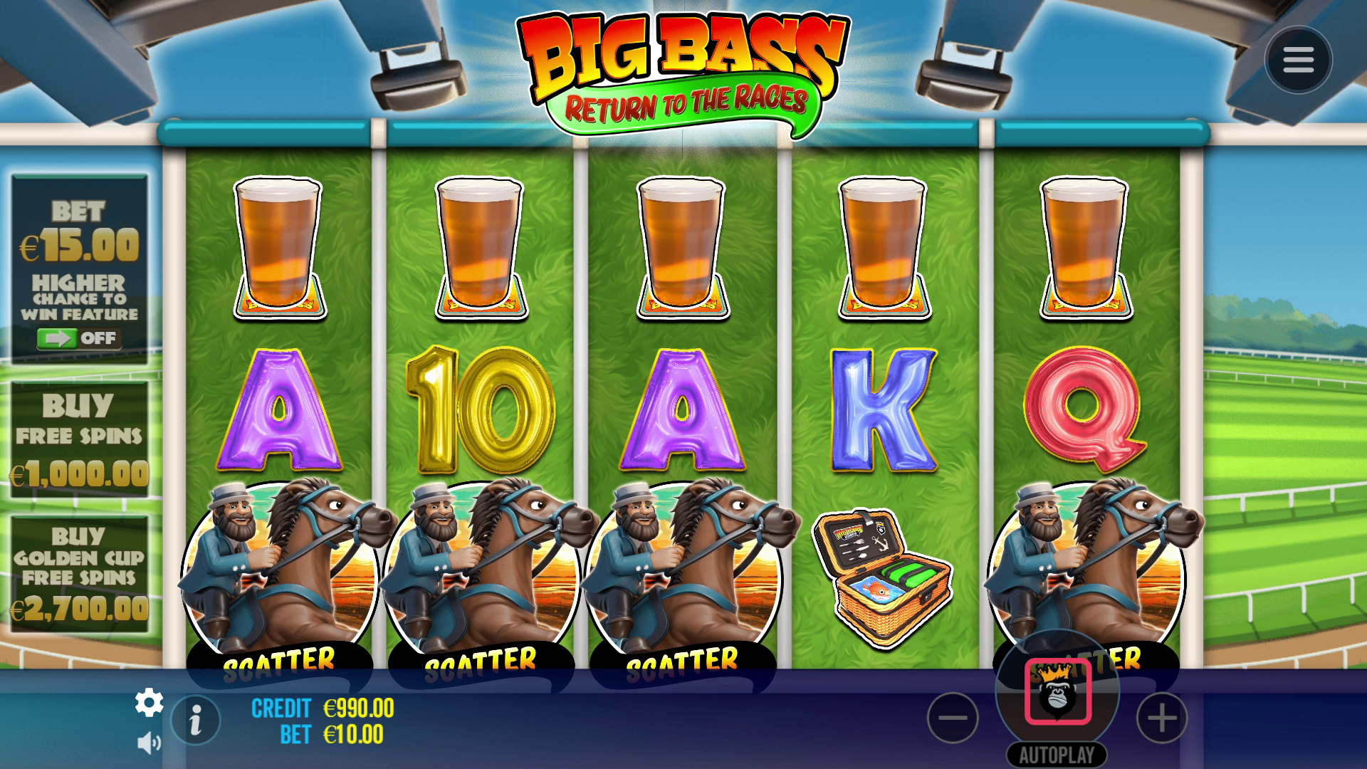 Big Bass Return to the Races - Free spins 4