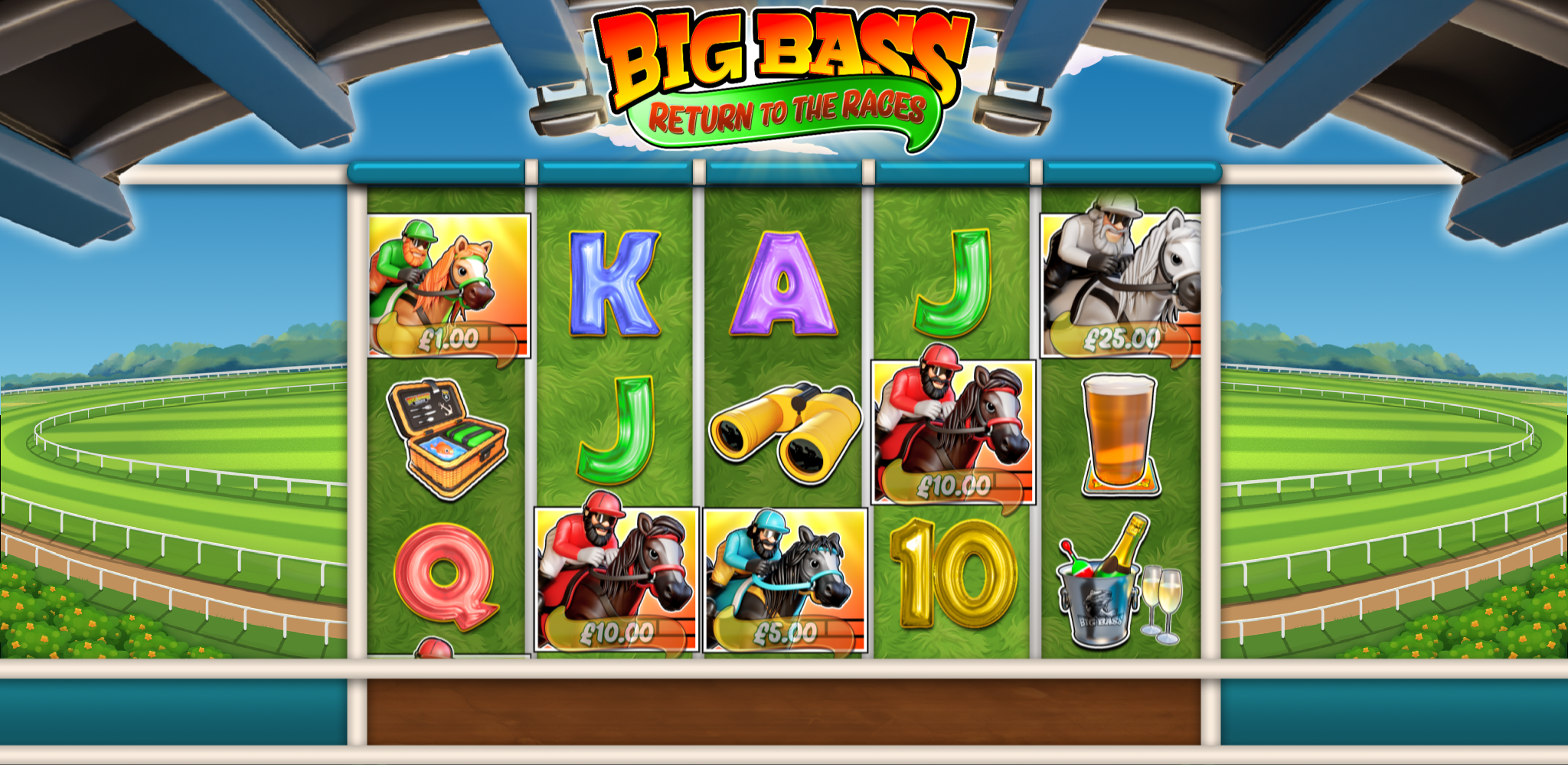 Big Bass Return to the Races - Base game 2