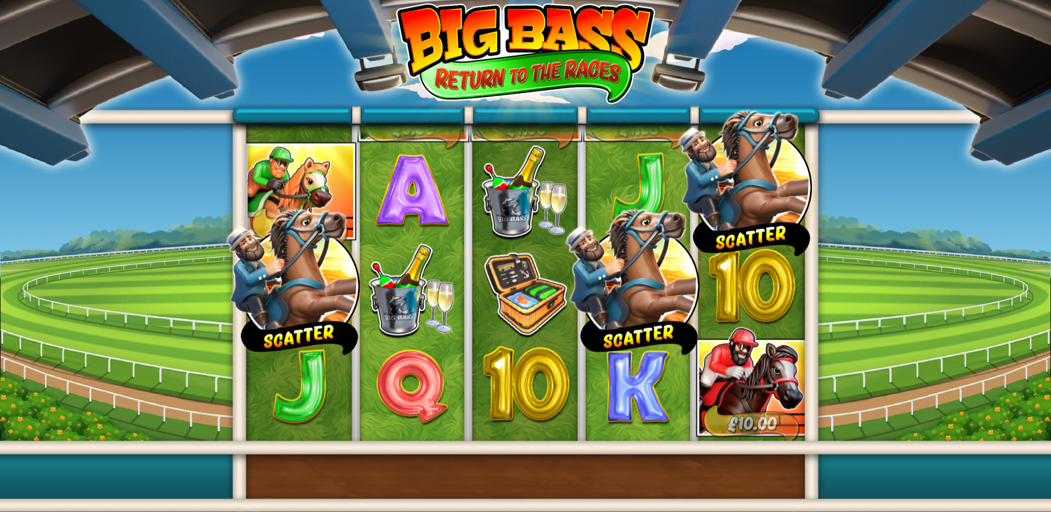 Big Bass Return to the Races - Base game 3