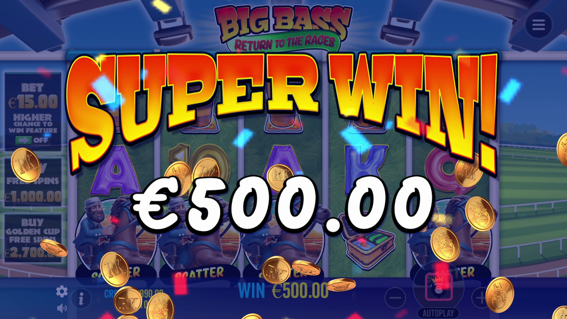 Big Bass Return to the Races - Big win 4