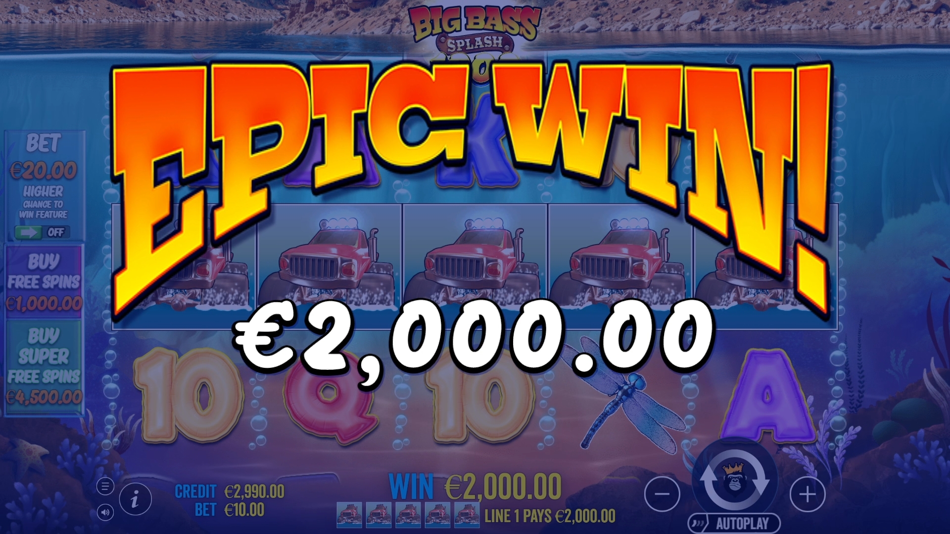 Big Bass Splash 1000 - Big win 2
