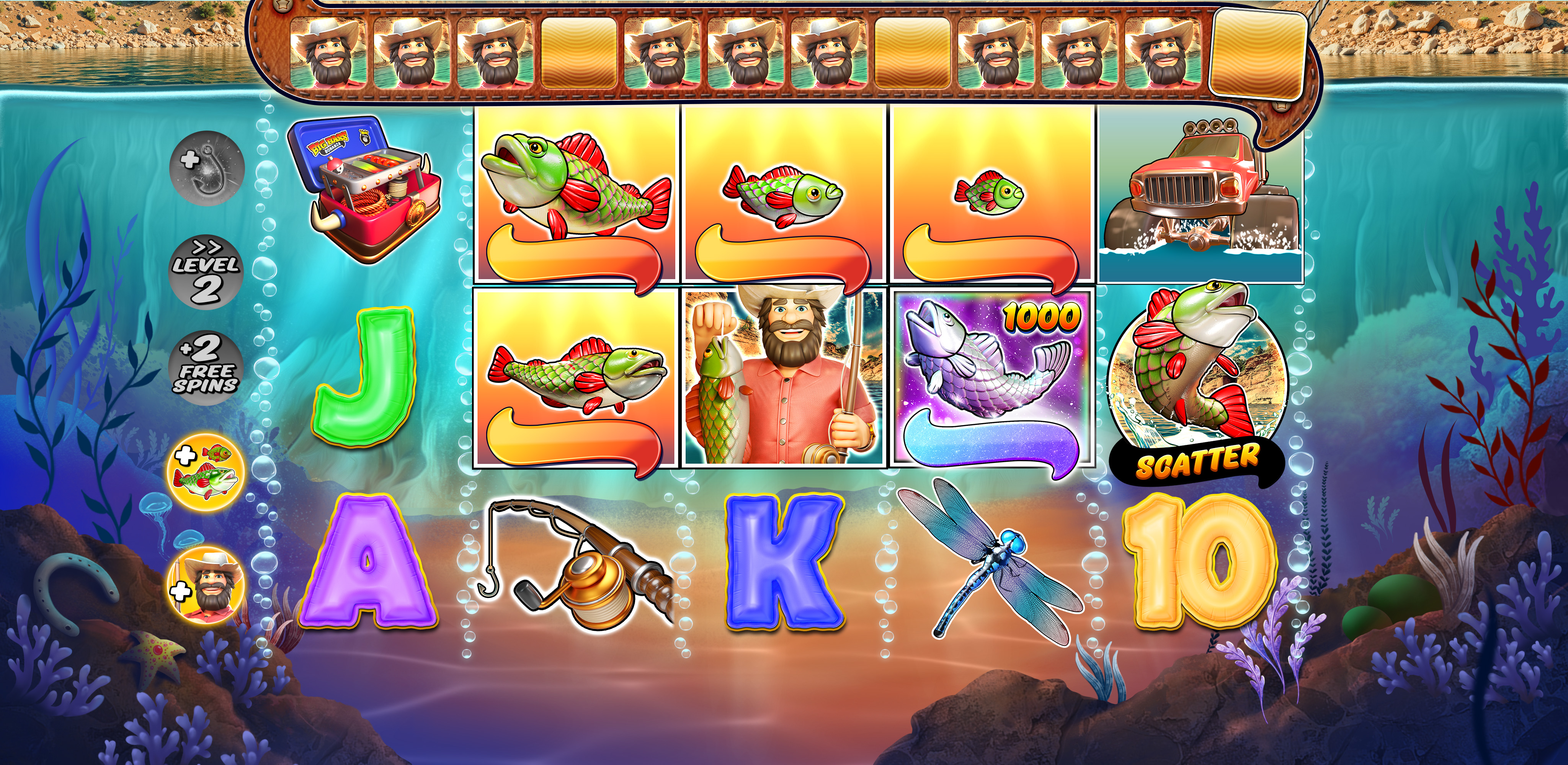 Big Bass Splash 1000 - Base game 3