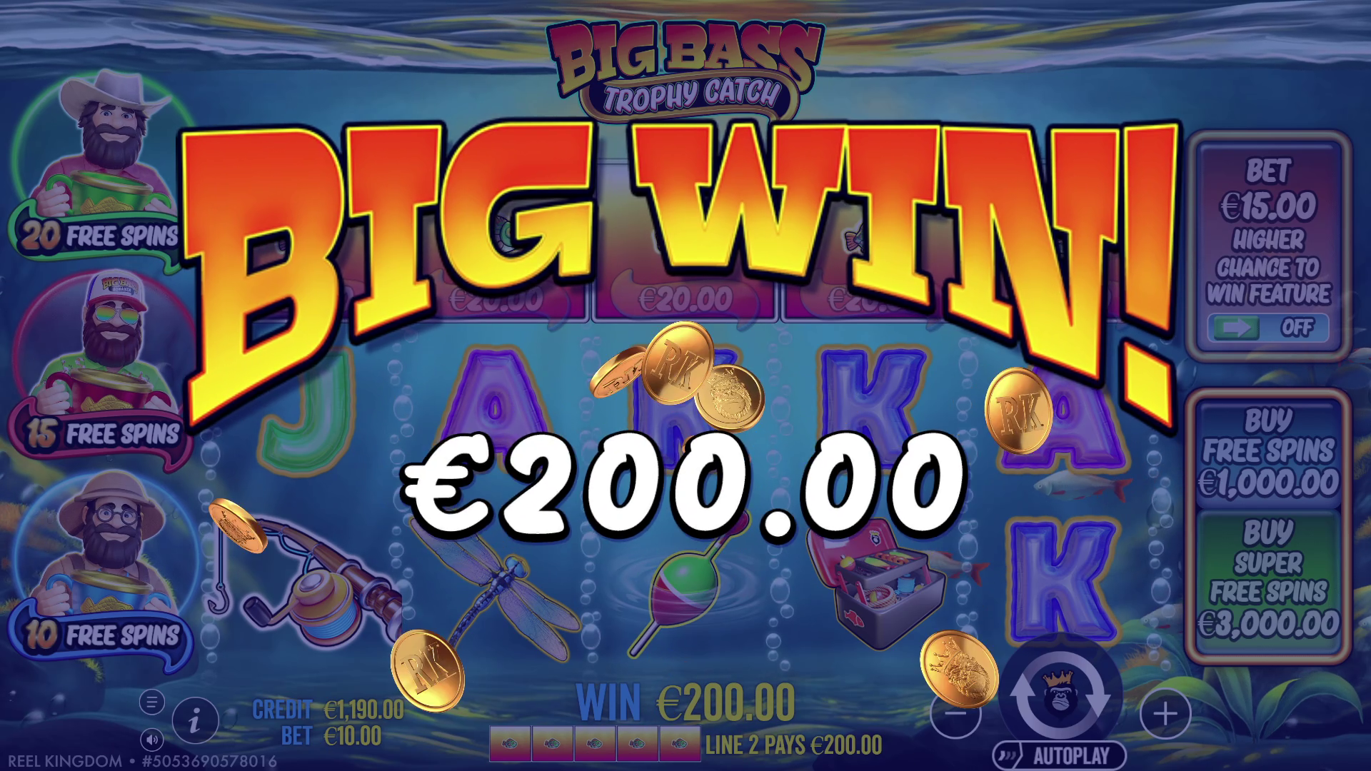 Big Bass Trophy Catch - Big win 1