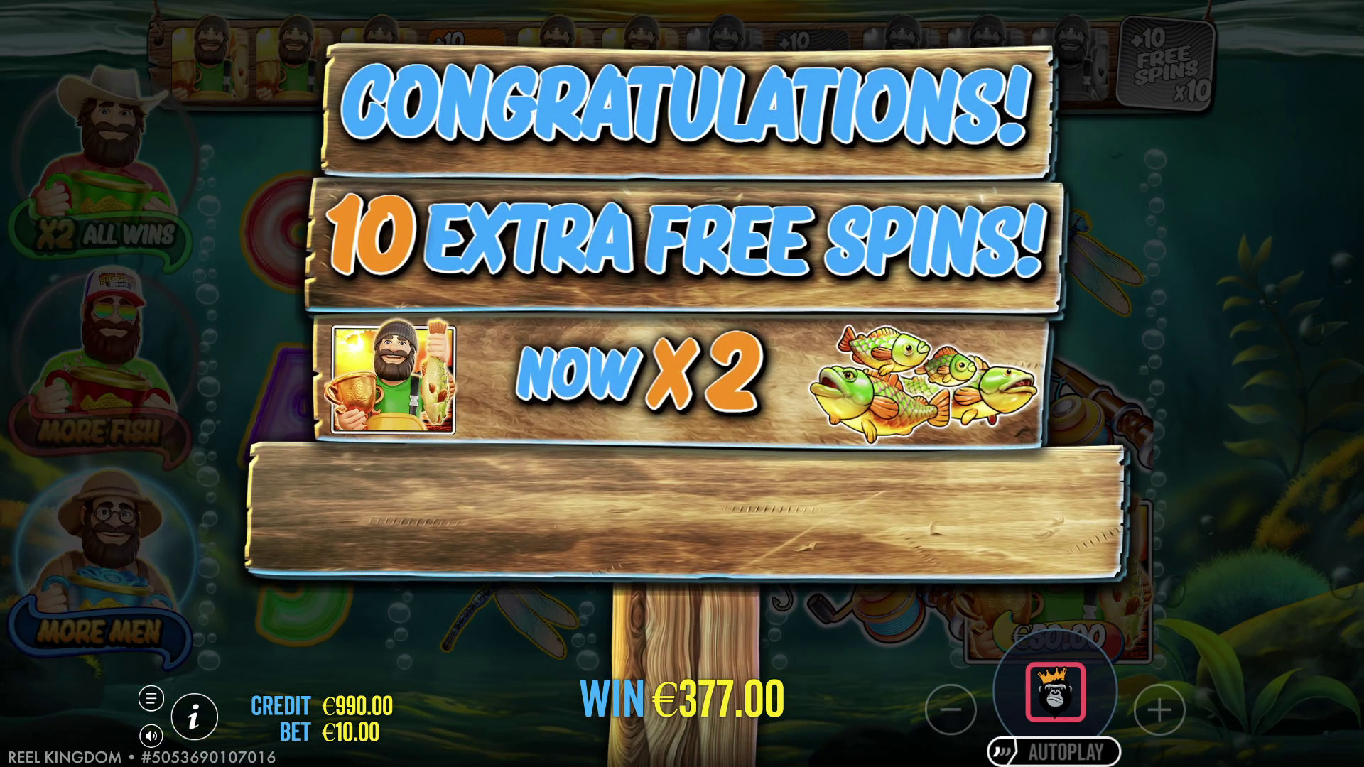 Big Bass Trophy Catch - Free spins 5