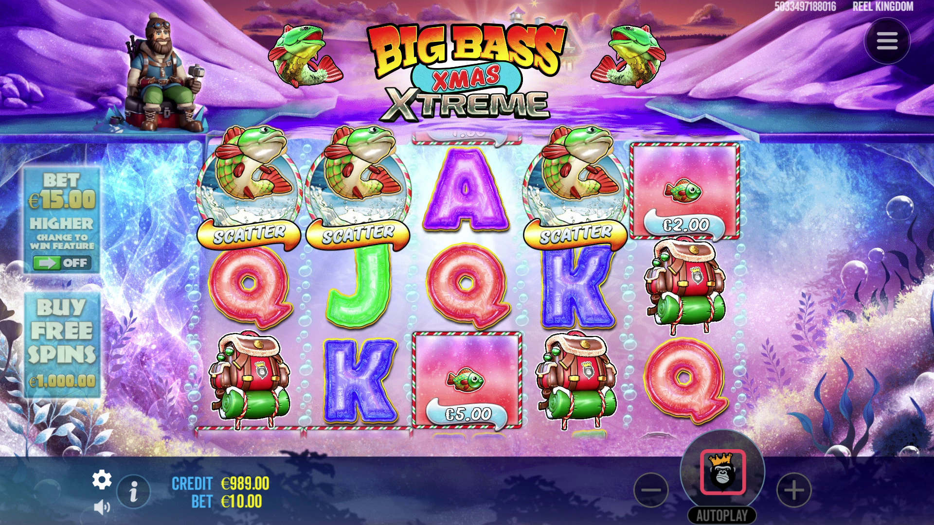 Big Bass Xmas Xtreme - Base game 1