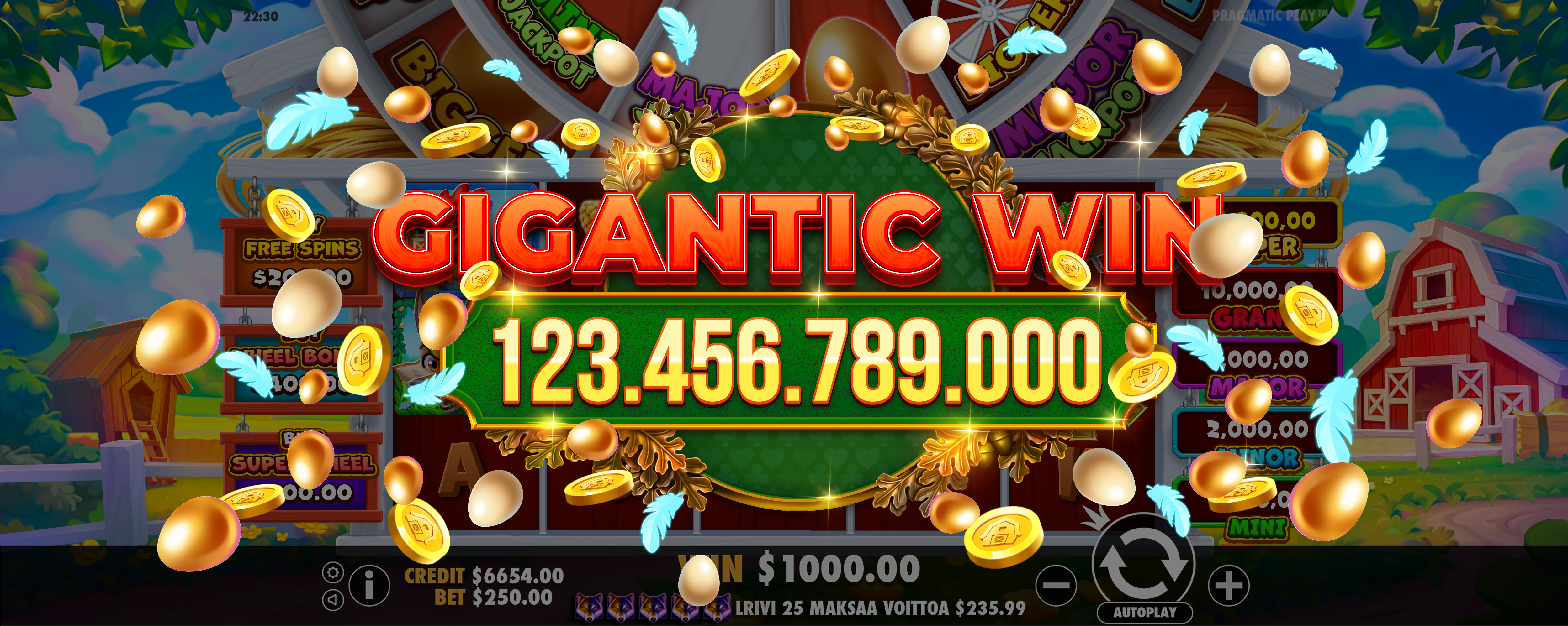 Bigger Barn House Bonanza - Big win 2