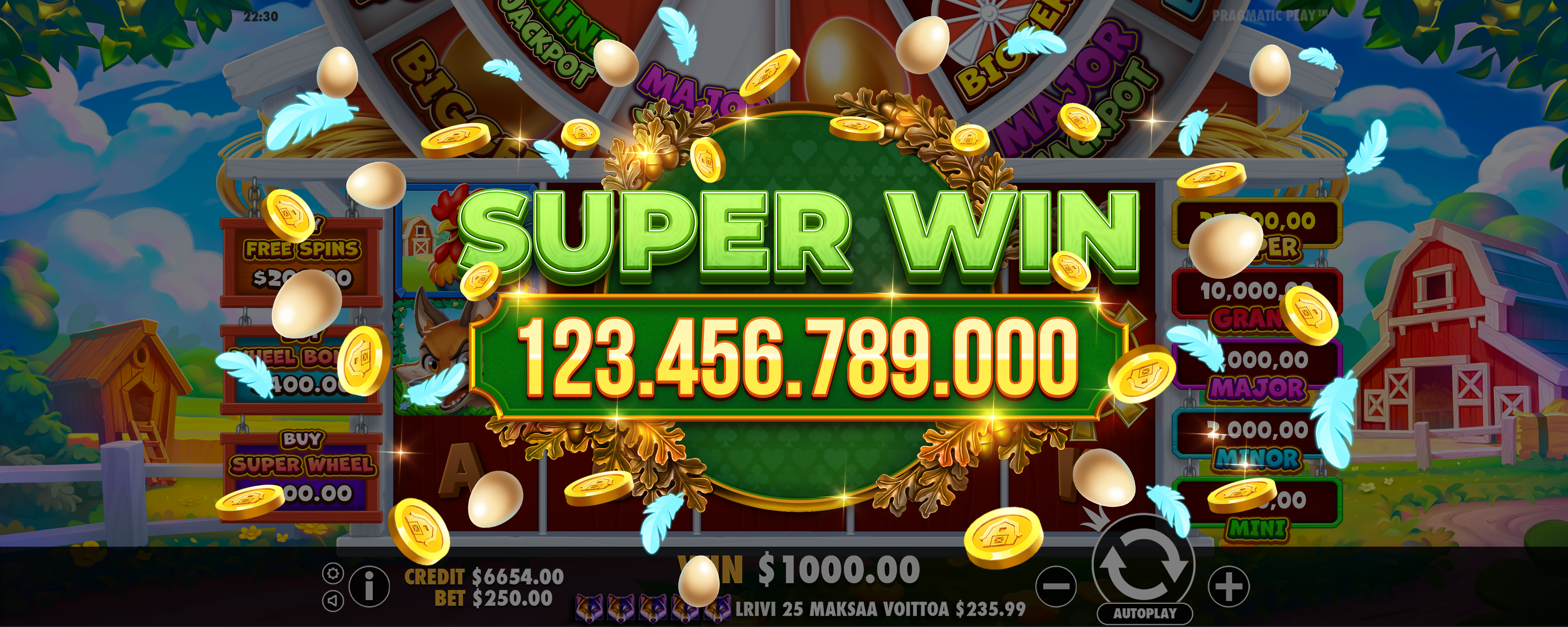 Bigger Barn House Bonanza - Big win 4