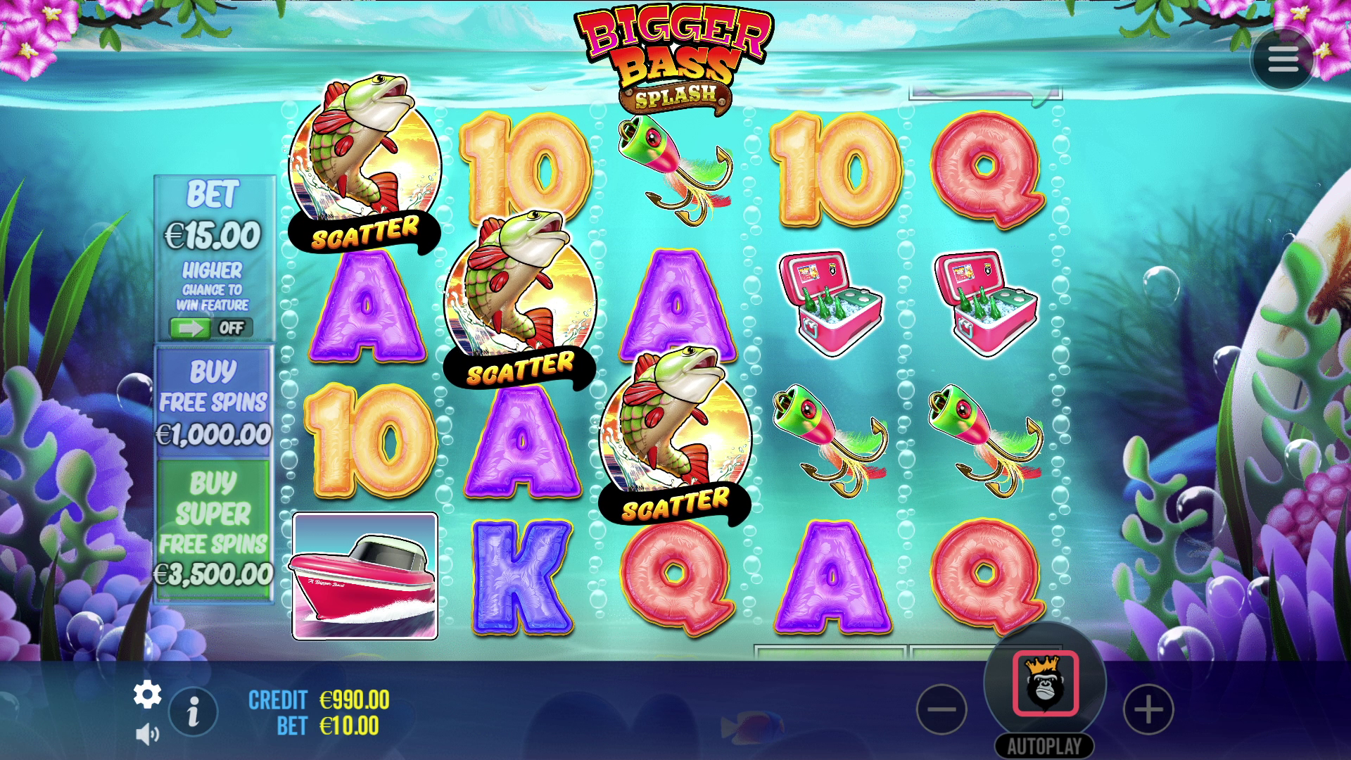 Bigger Bass Splash - Base game 1