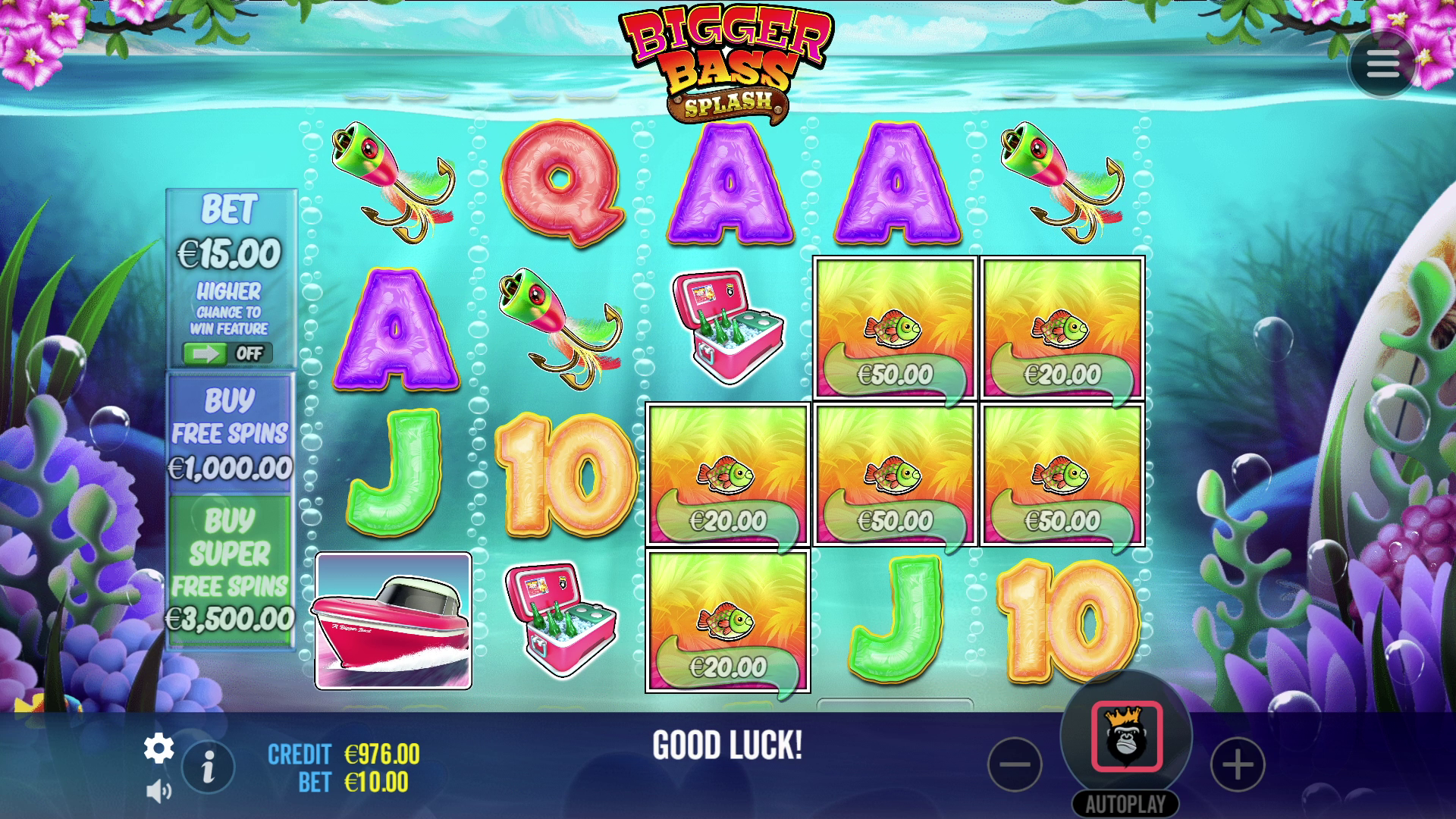 Bigger Bass Splash - Base game 2