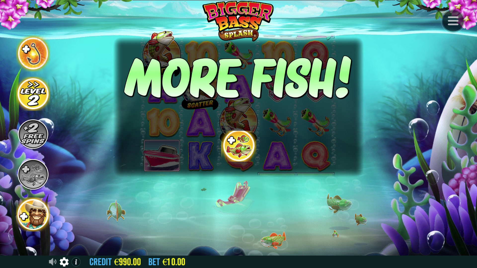 Bigger Bass Splash - Free spins 5