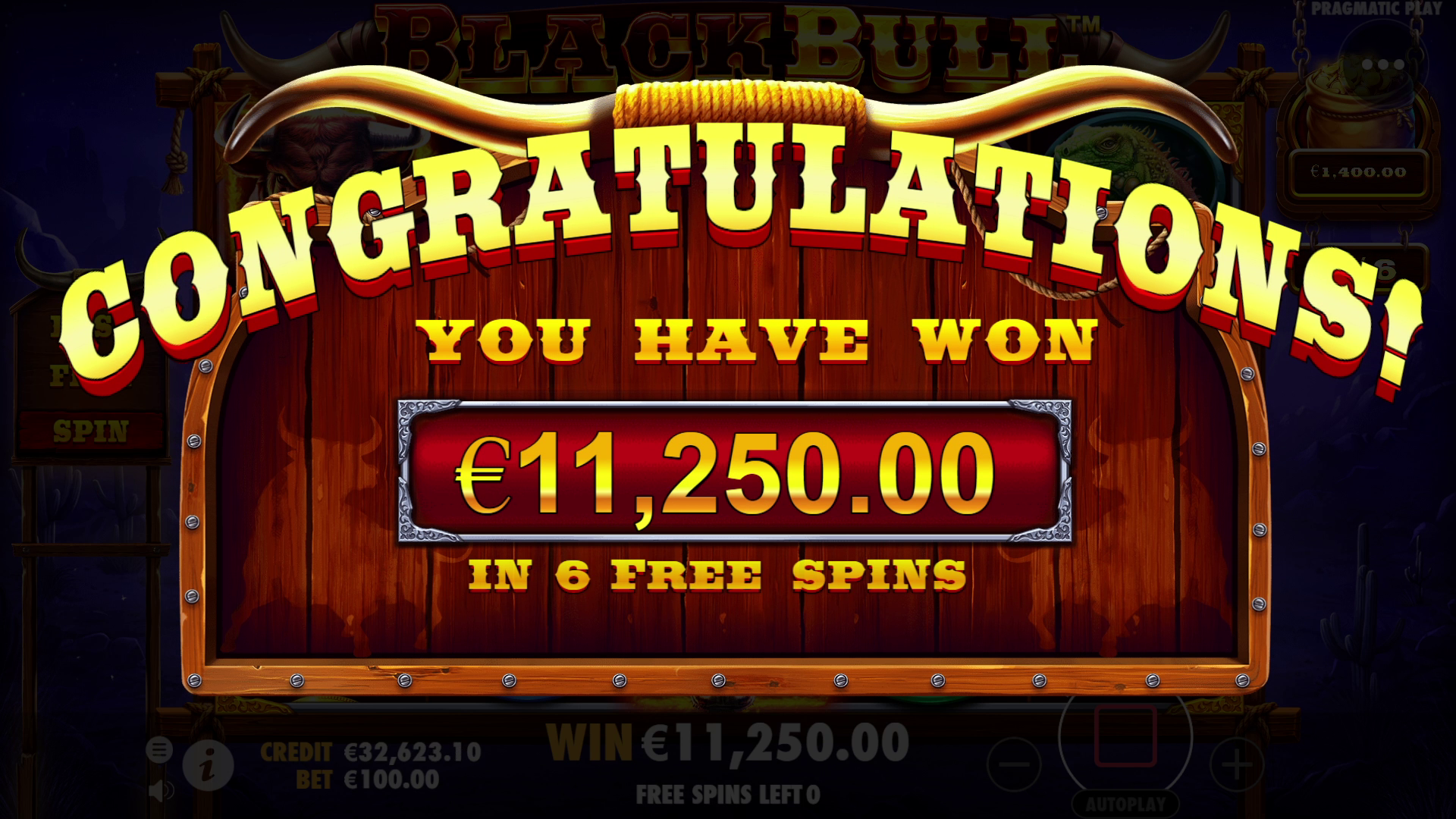 Black Bull - Free spins 3