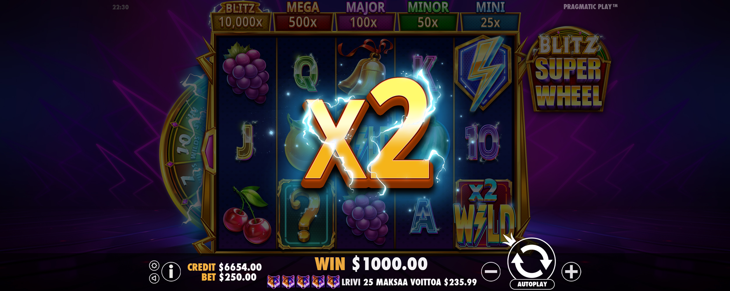 Blitz Super Wheel - Big win 2