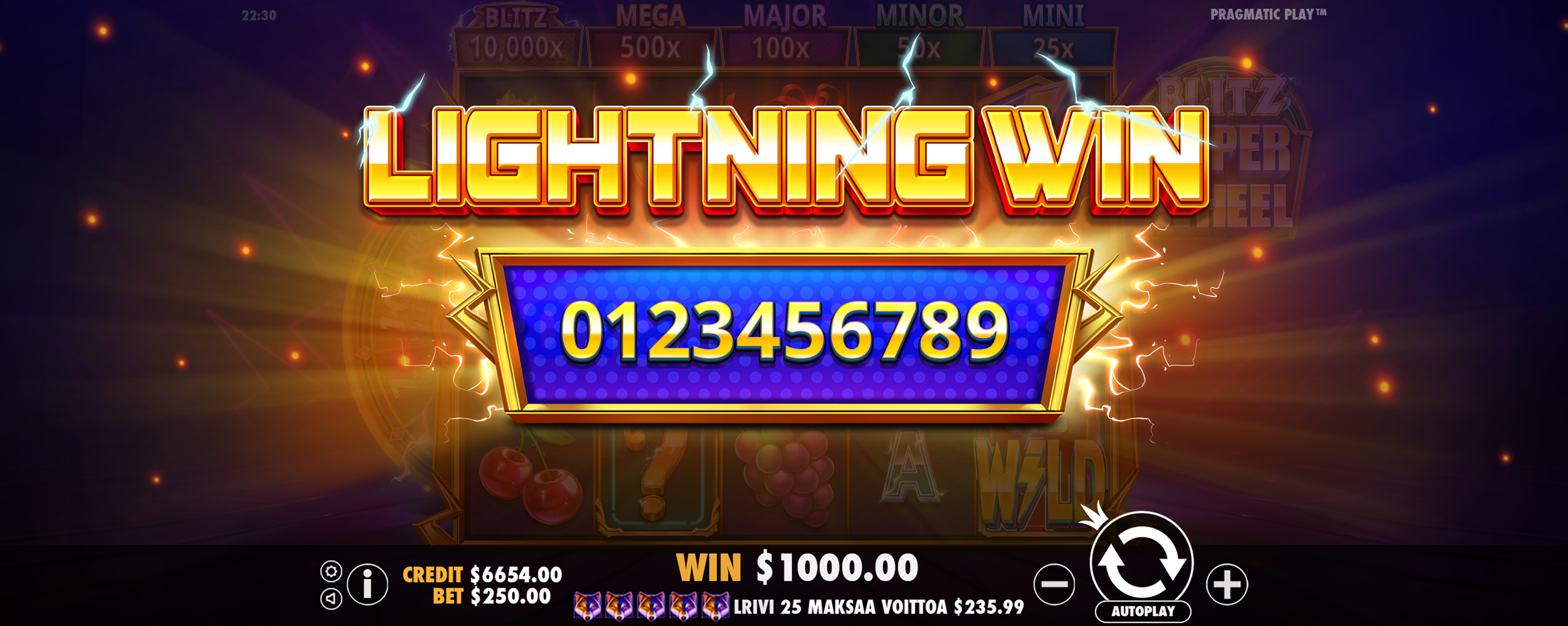 Blitz Super Wheel - Big win 11
