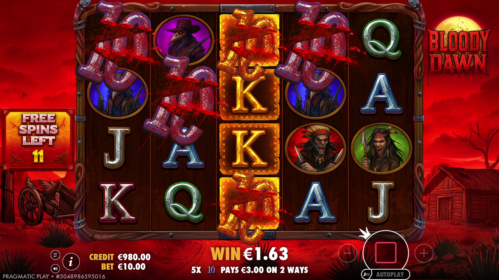 Bloody Dawn - Free spins 5