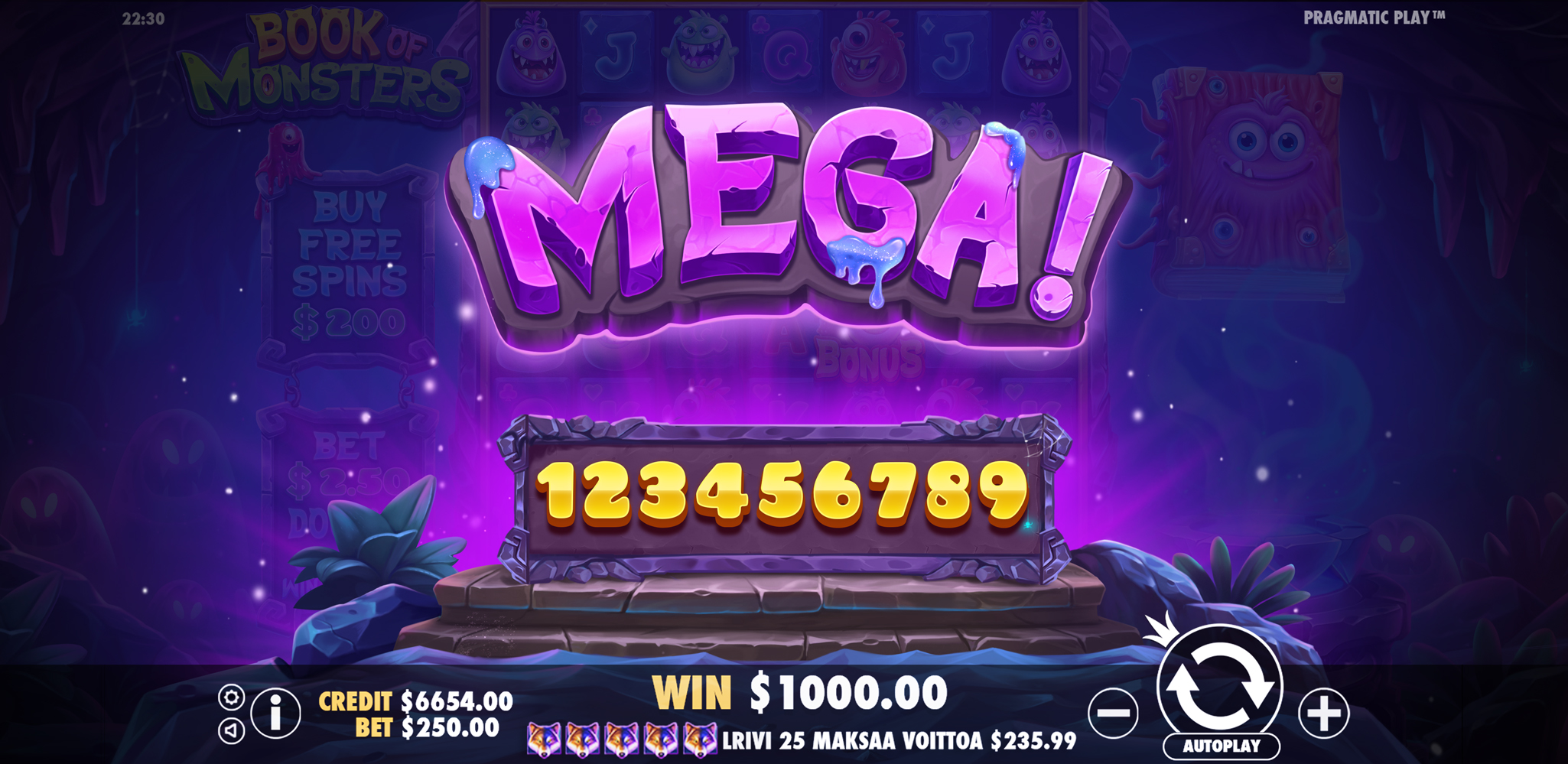 Book of Monsters - Big win 4