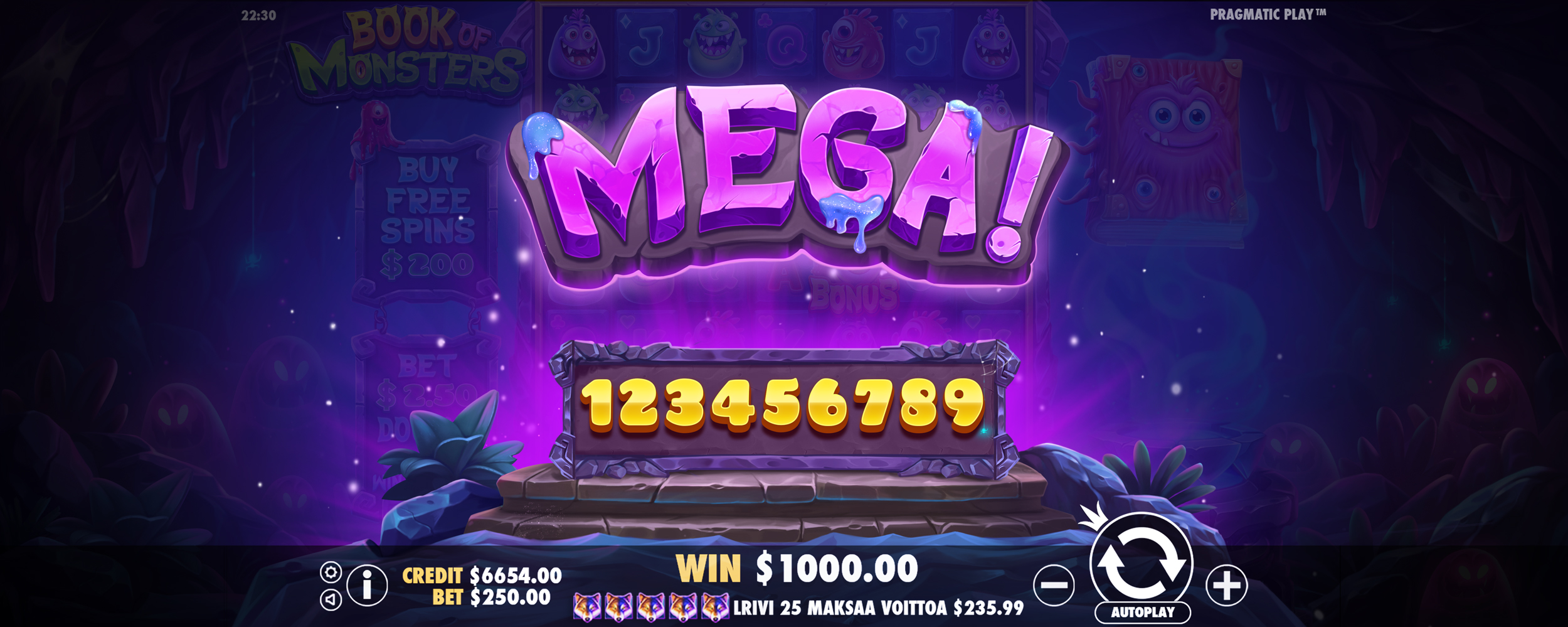 Book of Monsters - Big win 5