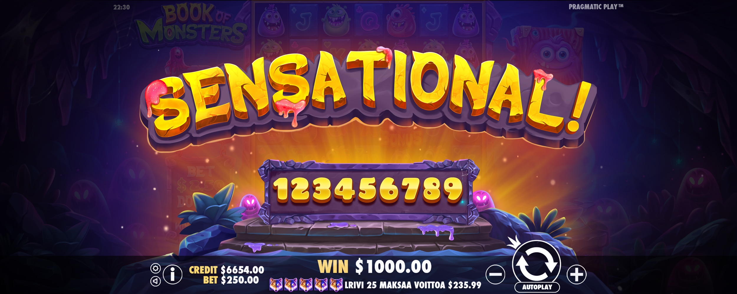 Book of Monsters - Big win 9