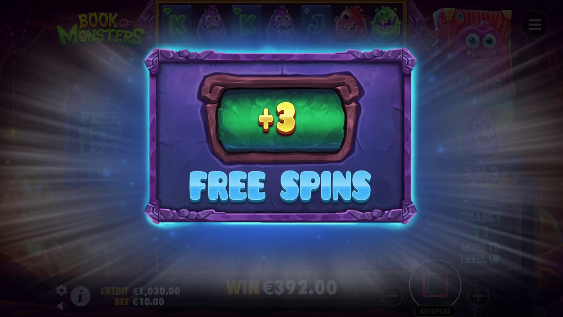 Book of Monsters - Free spins 1