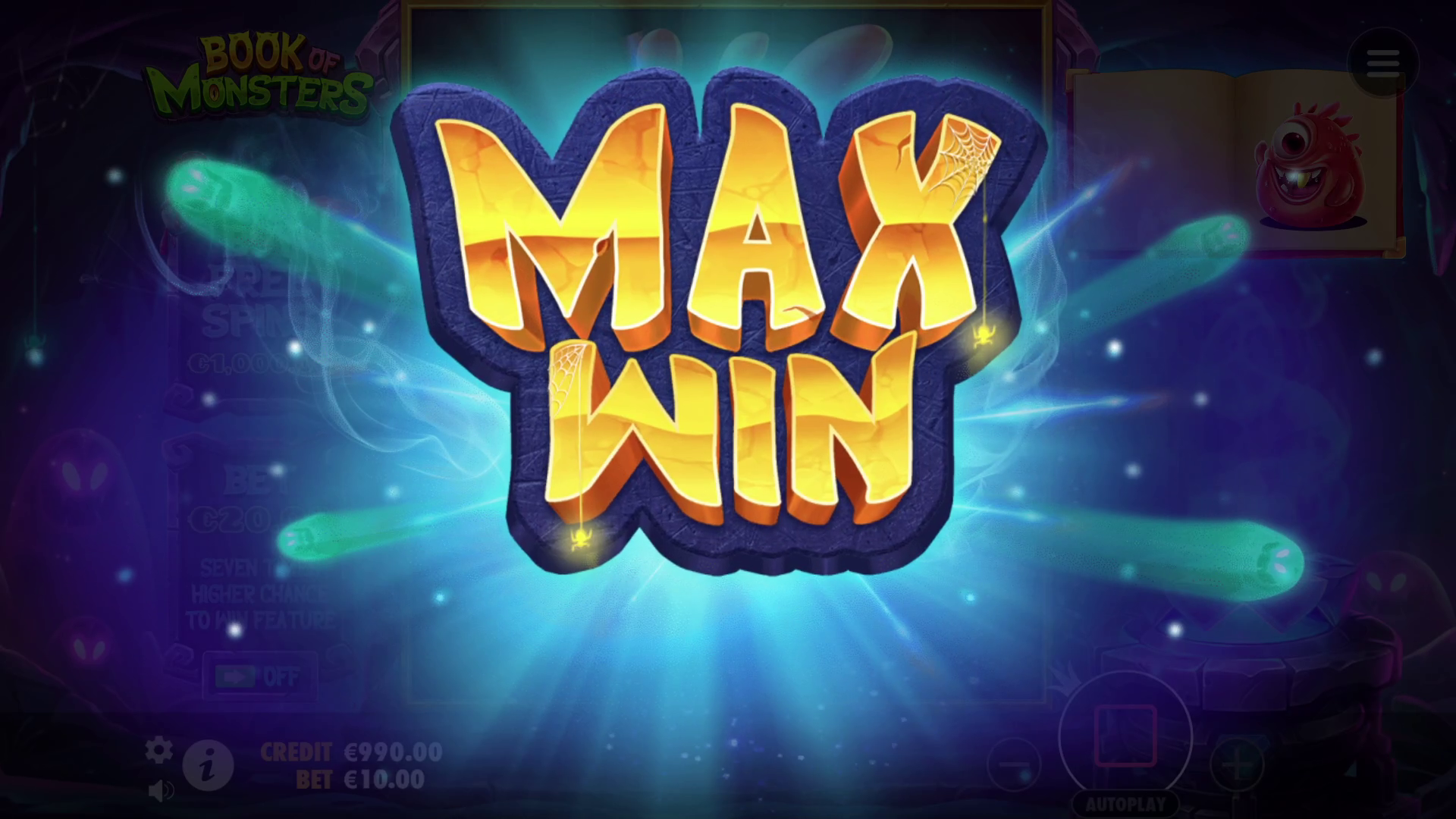 Book of Monsters - Big win 12
