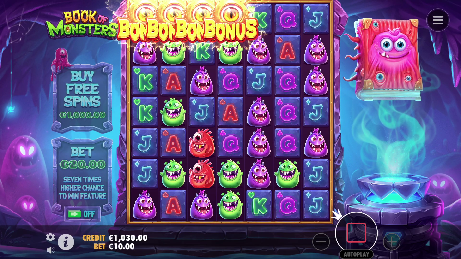 Book of Monsters - Free spins 12