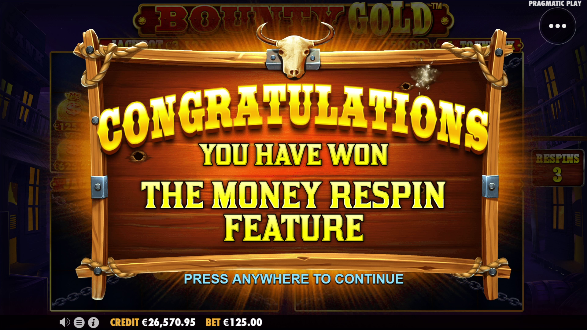 Bounty Gold - Free spins