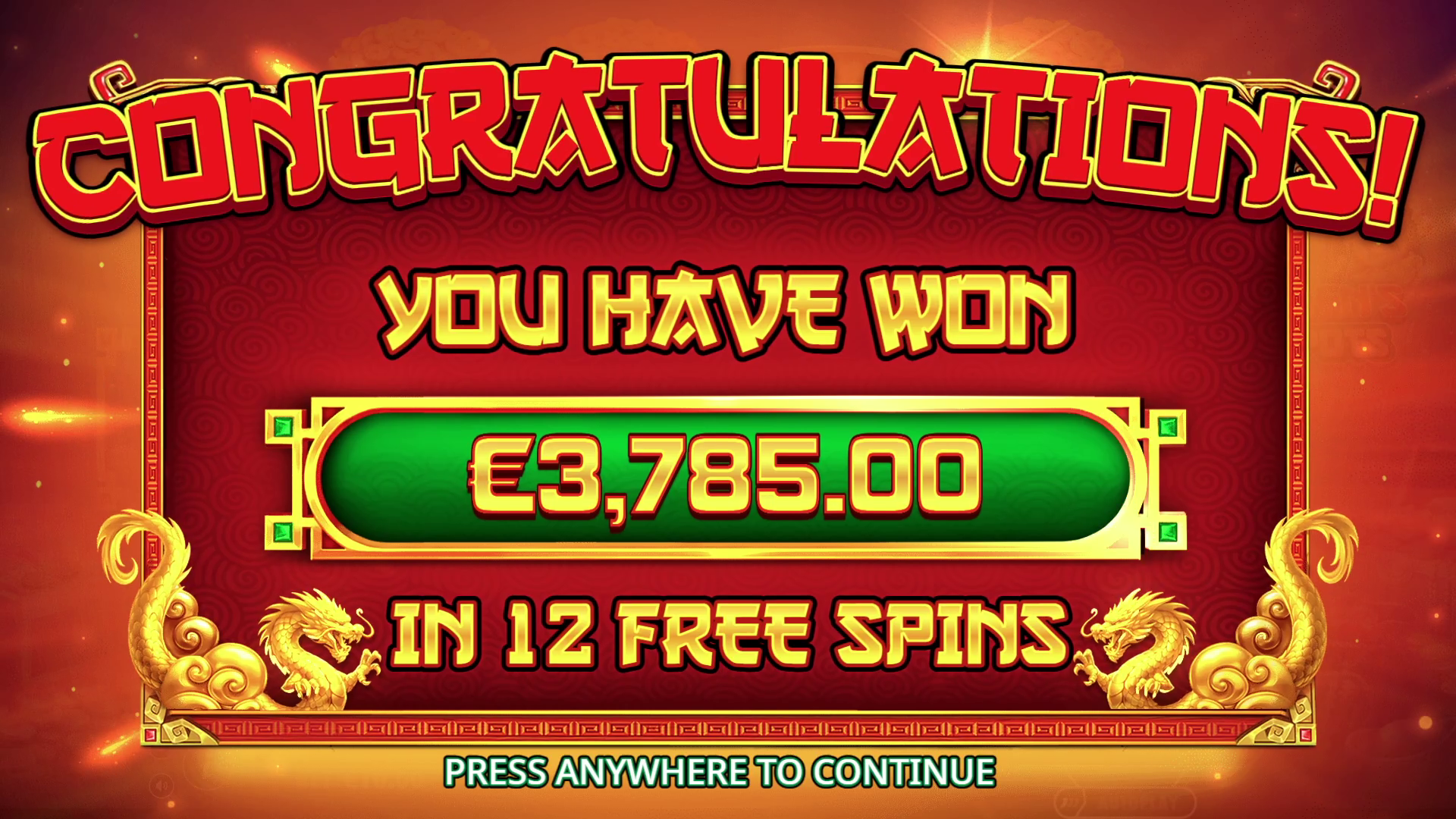 Caishen’s Cash Pots - Free spins 1