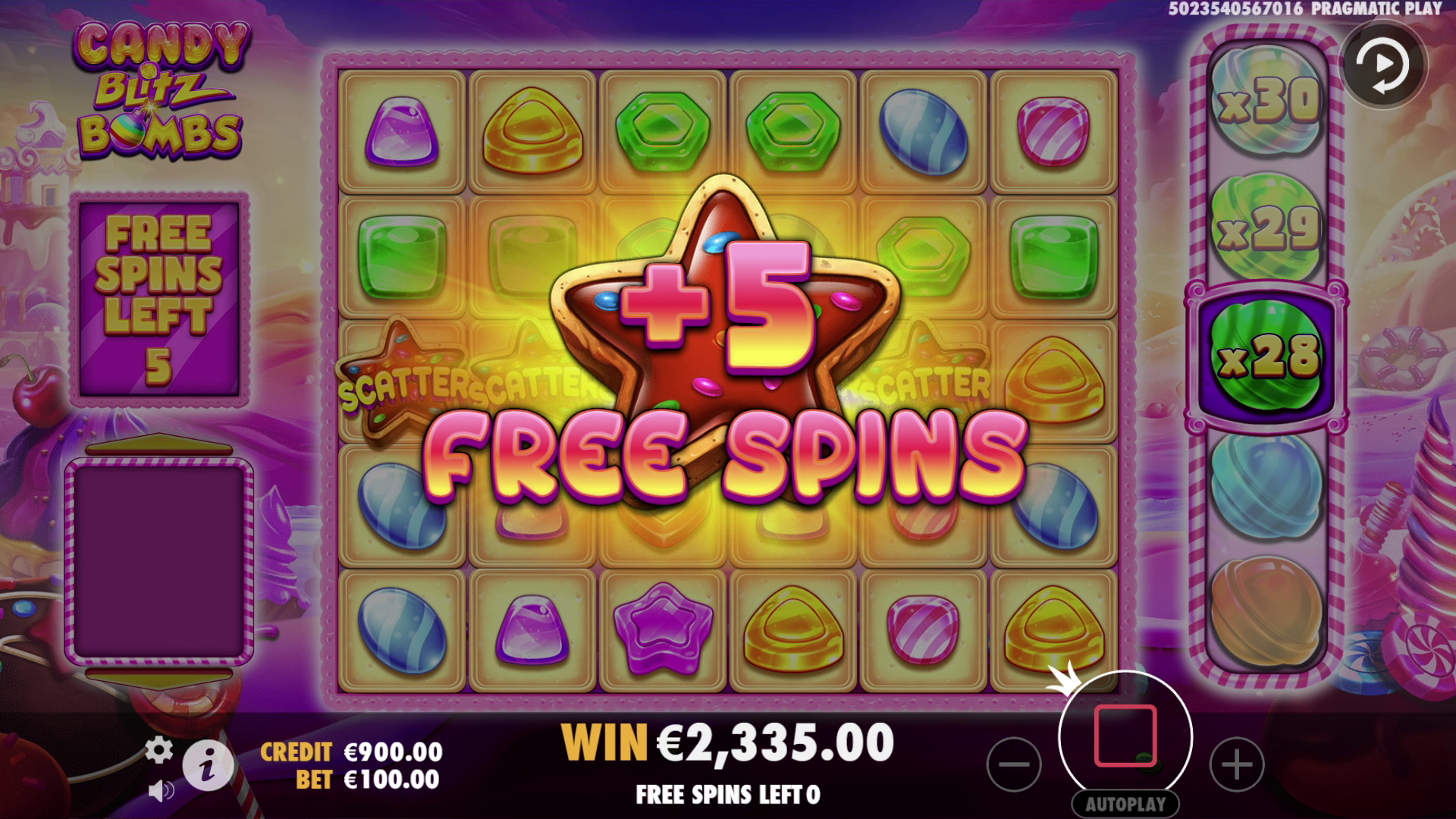 Candy Blitz Bombs - Free spins 2