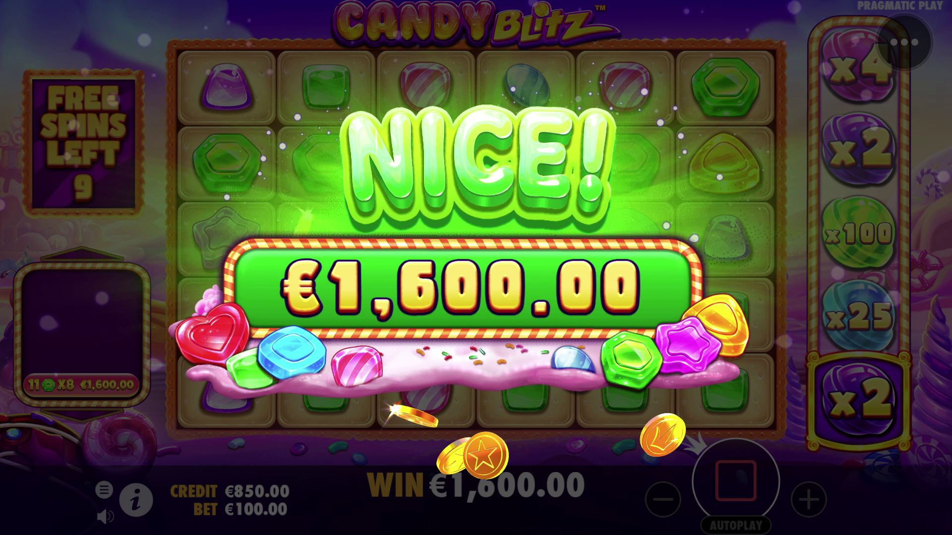 Candy Blitz - Big win 1