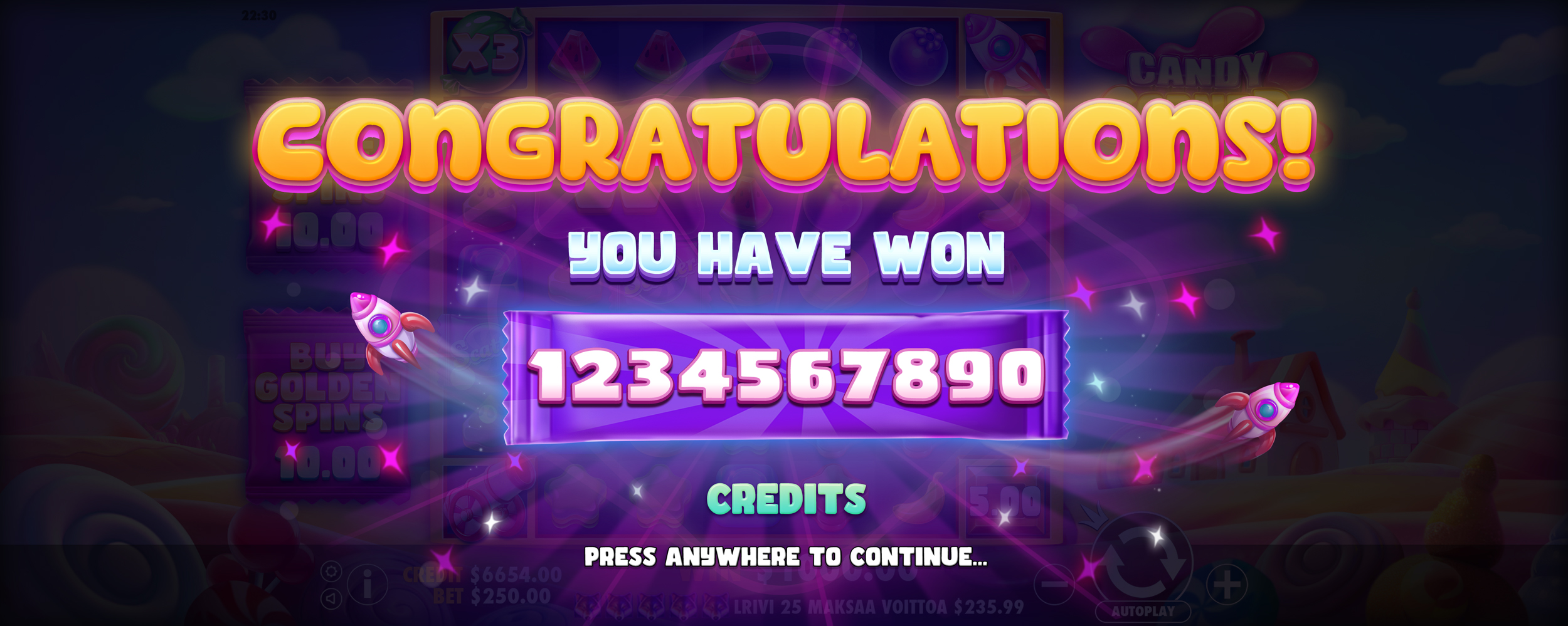 Candy Corner - Big win 5