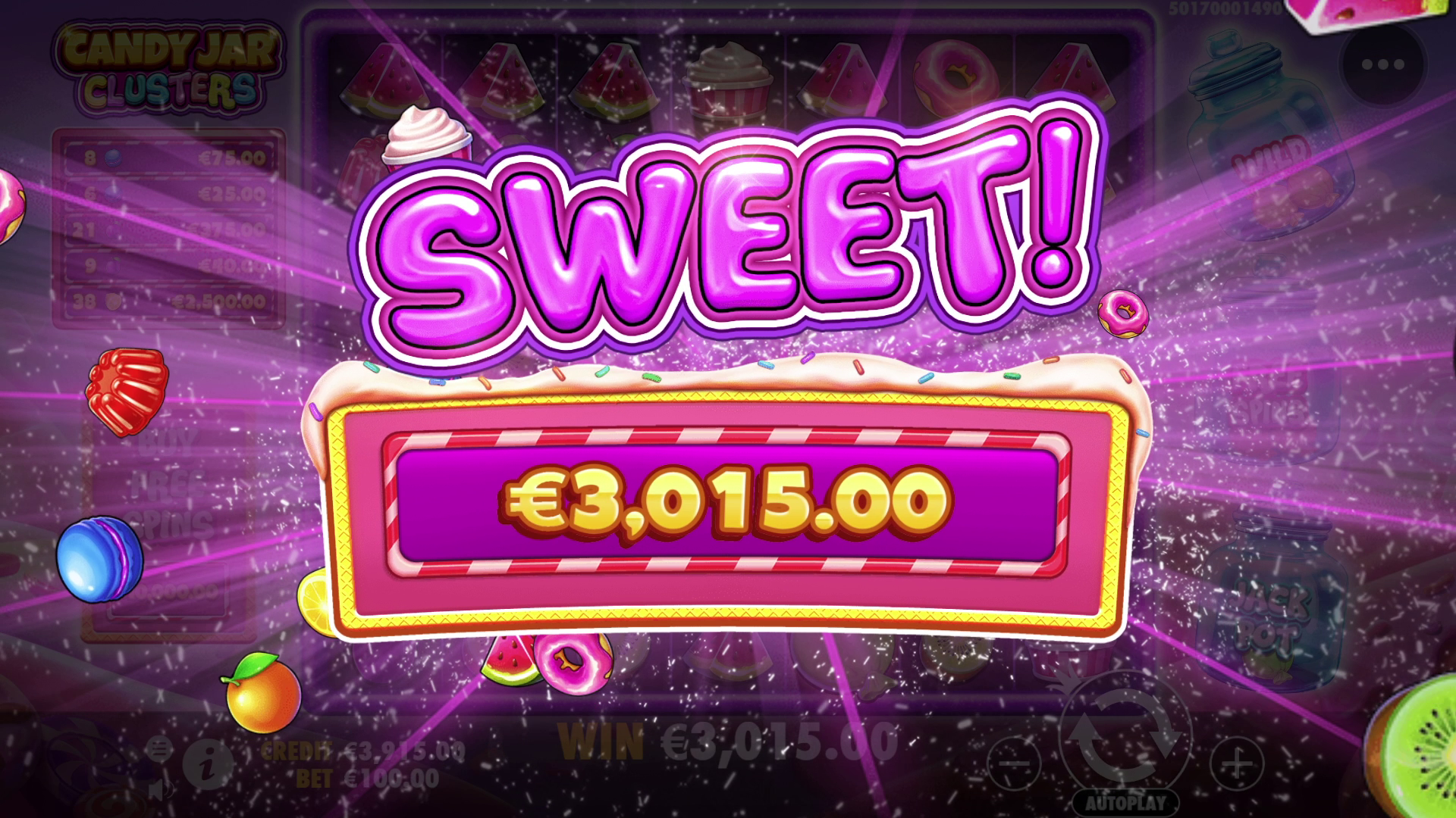 Candy Jar Clusters - Big win 2
