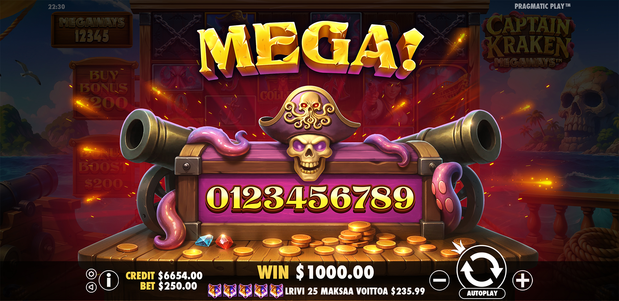 Captain Kraken Megaways - Big win 5