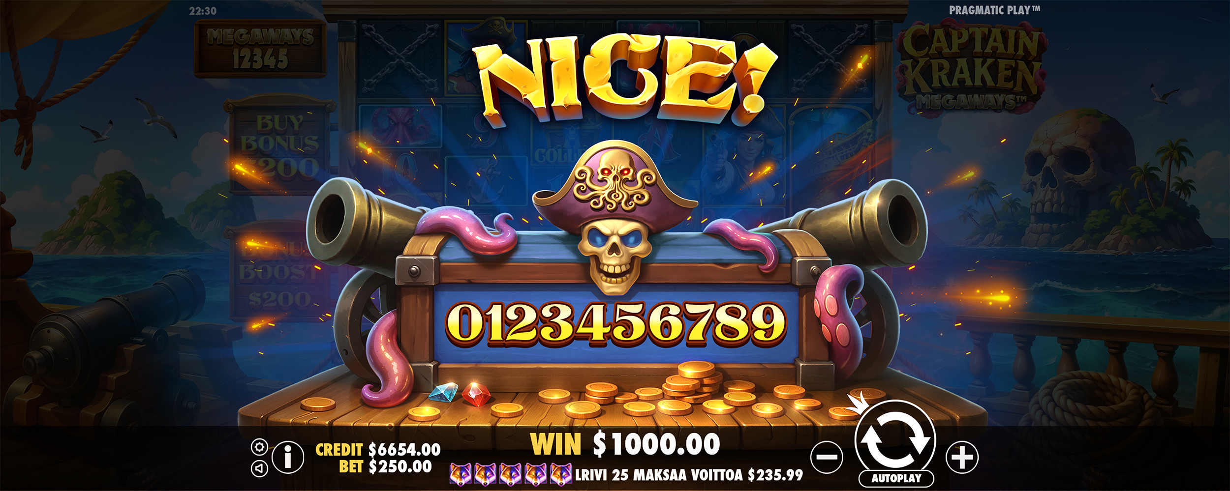 Captain Kraken Megaways - Big win 8