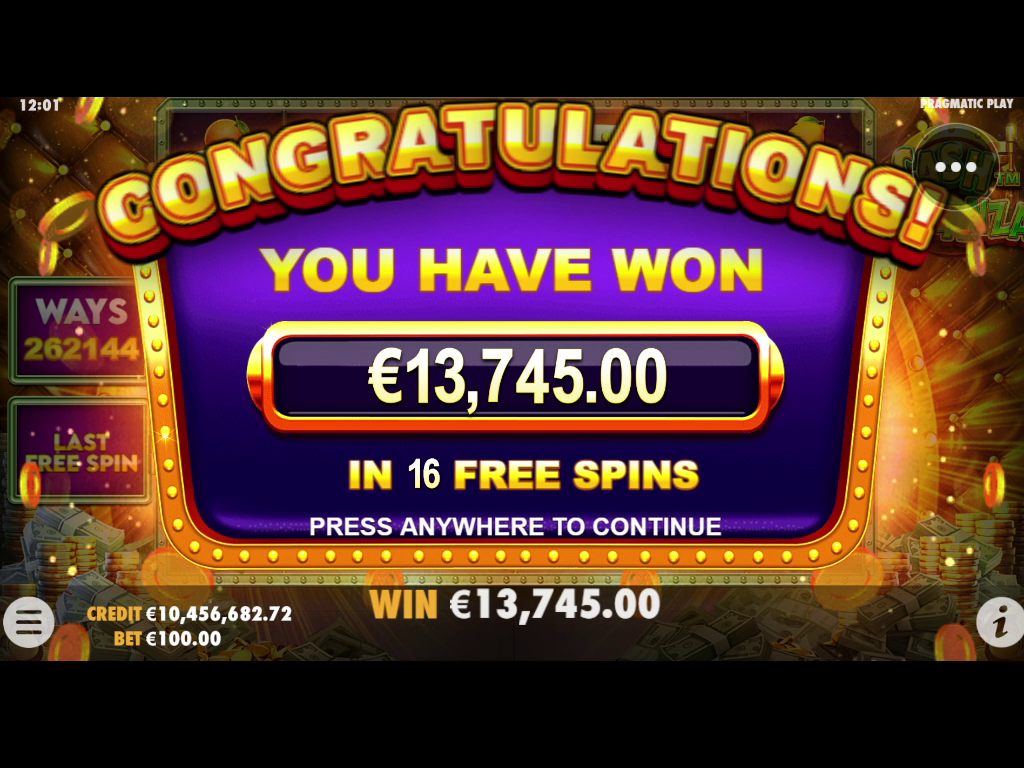 Cash Bonanza - Free spins 2
