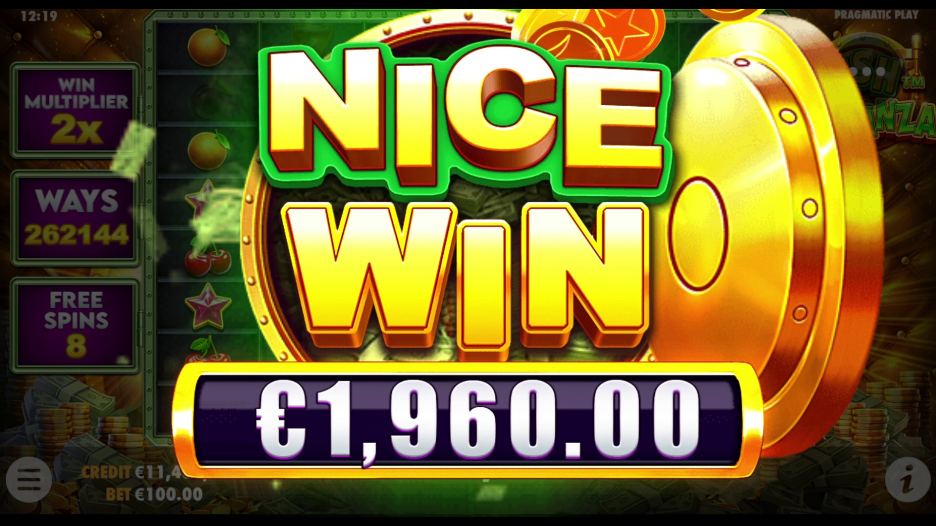 Cash Bonanza - Big win 8
