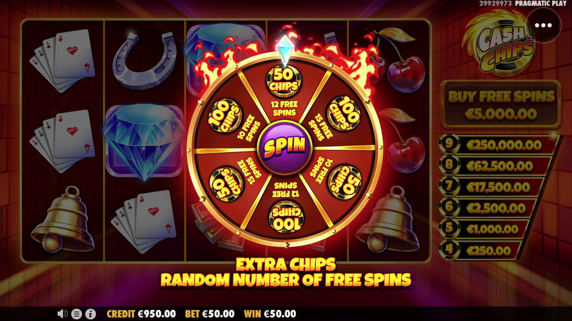 Cash Chips - Free spins