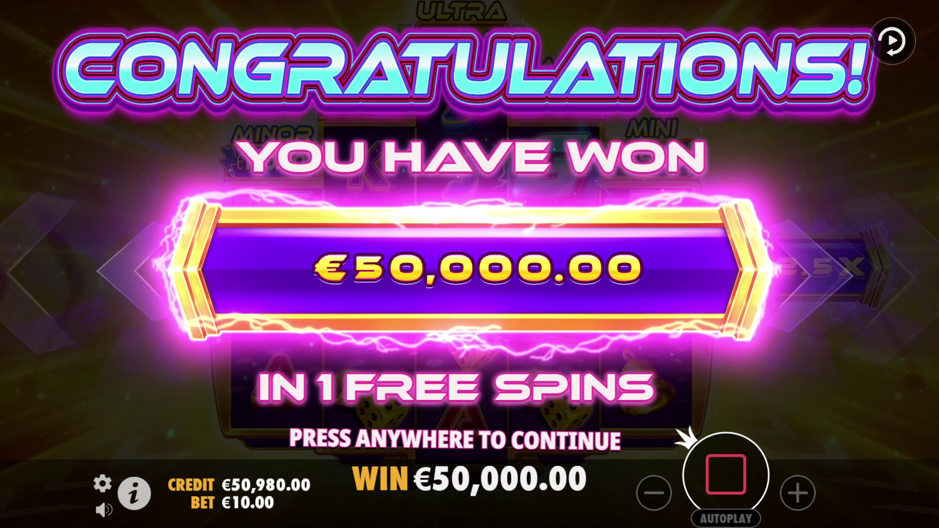 Cash Surge - Free spins 1