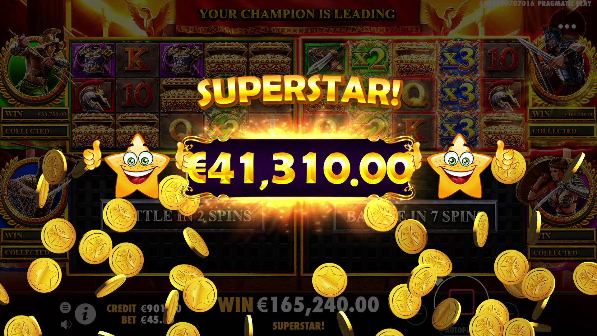 Chase for Glory - Big win 1