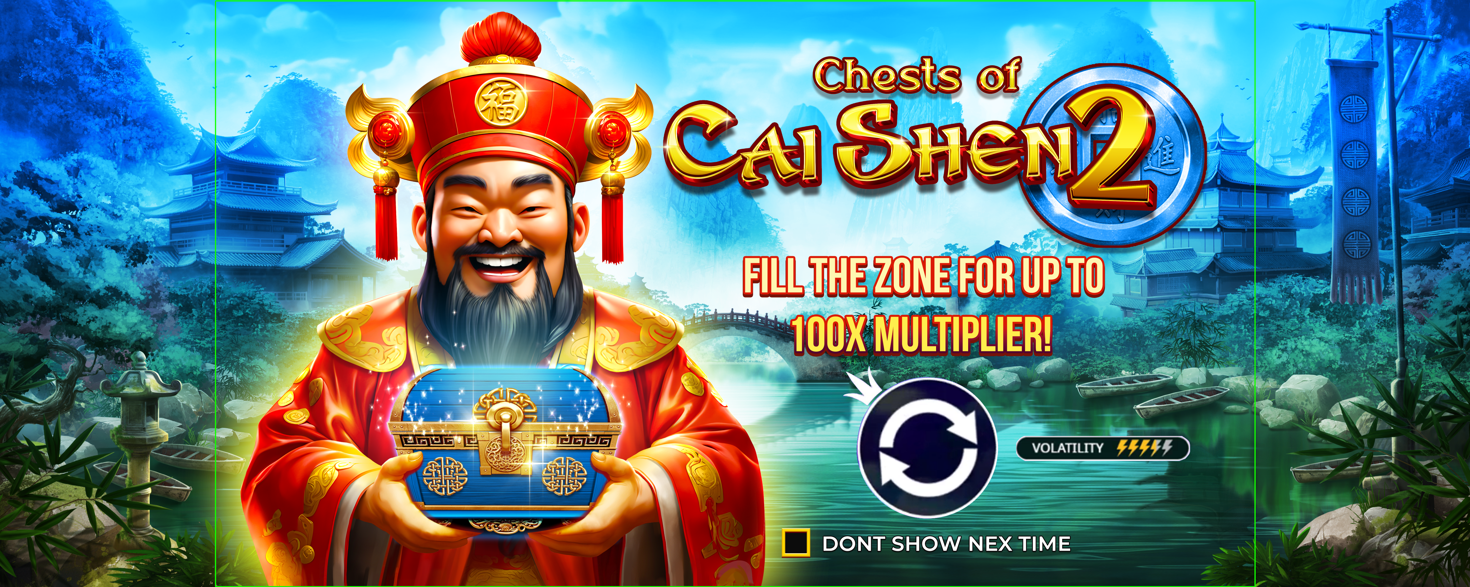 Chests of Cai Shen 2 - Start screen
