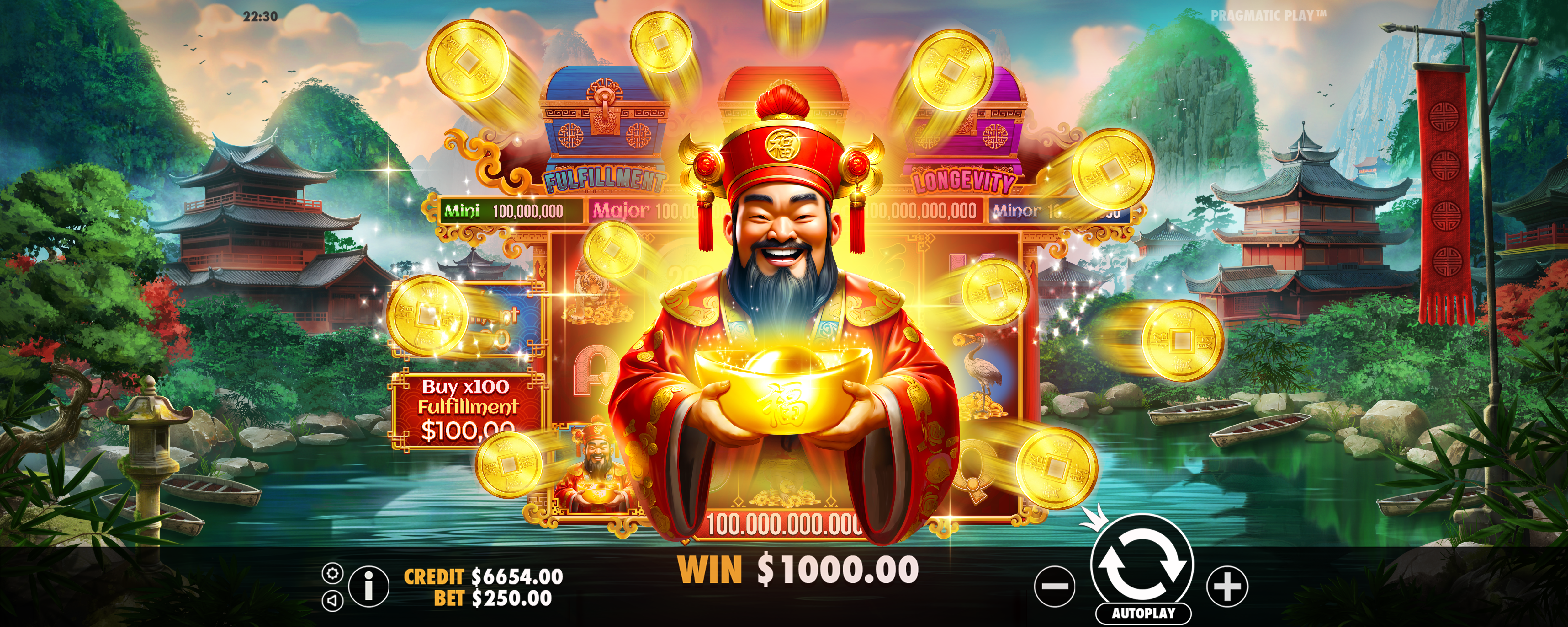 Chests of Cai Shen 2 - Big win 15