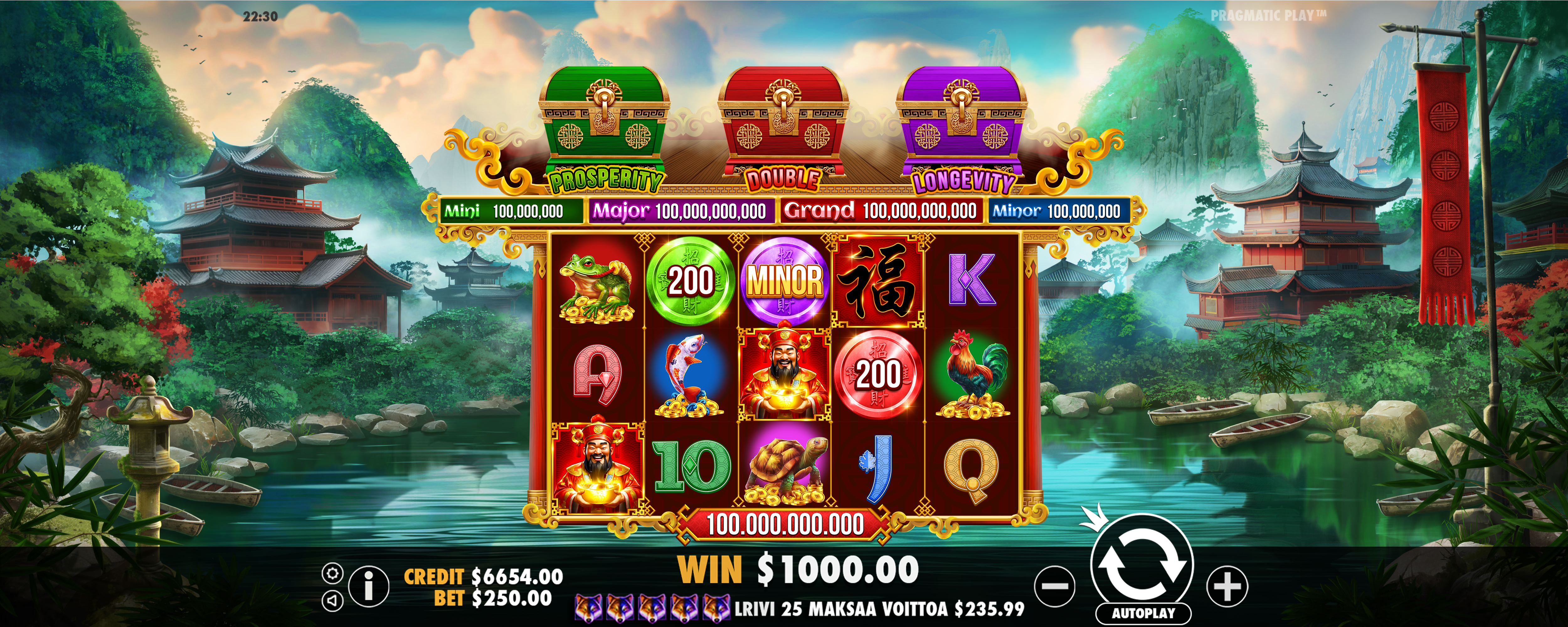 Chests of Cai Shen - Big win 4