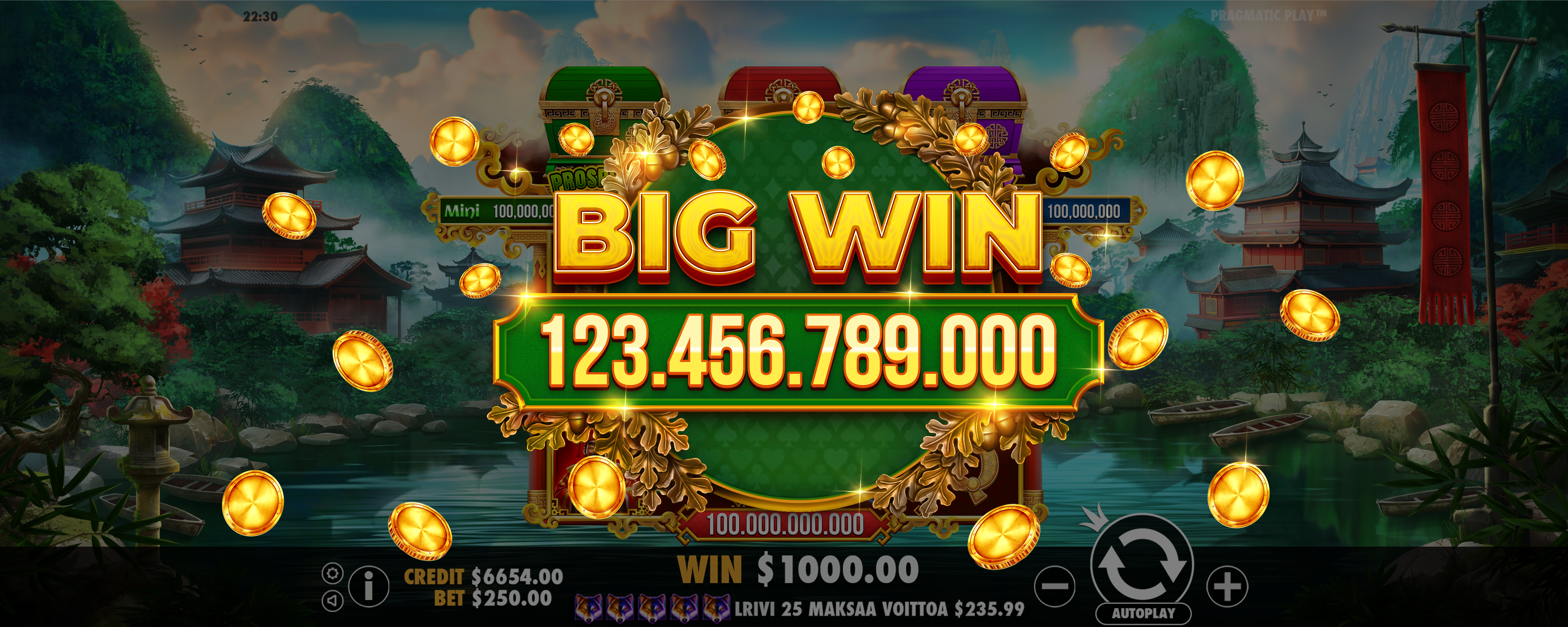 Chests of Cai Shen - Big win 8