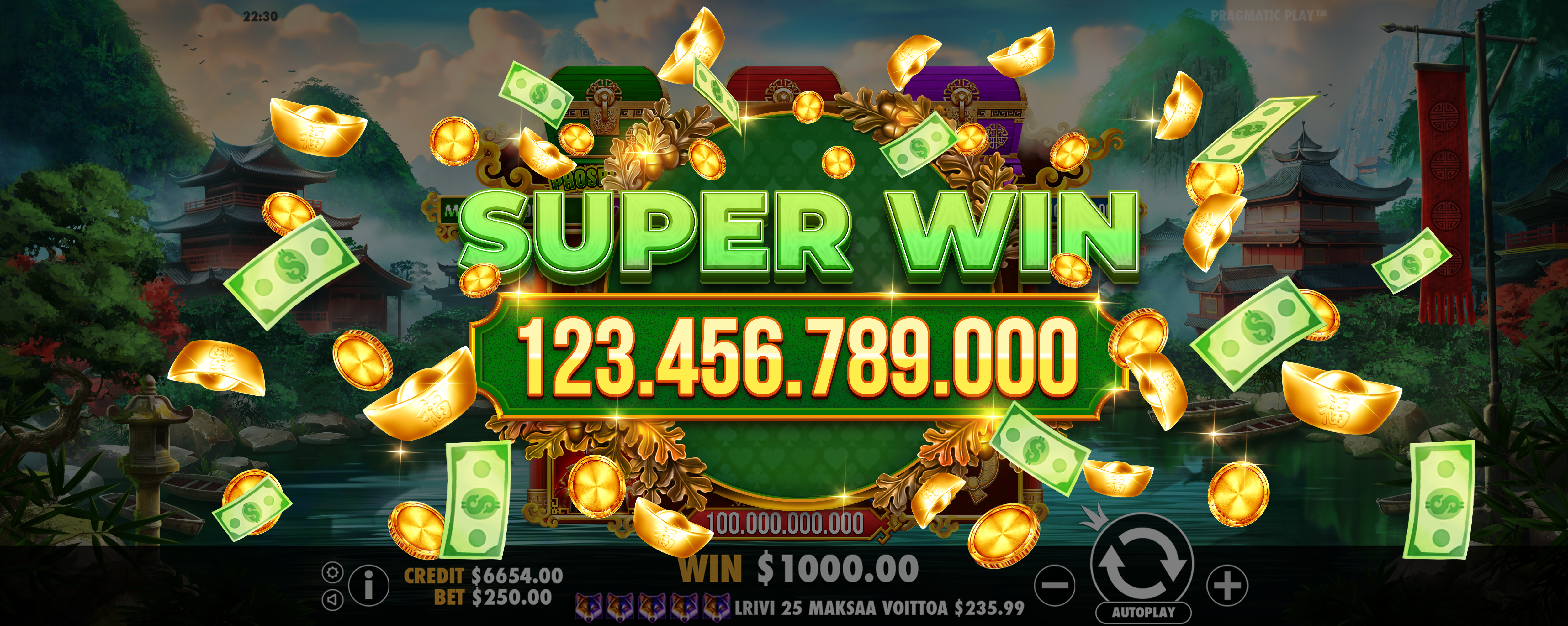 Chests of Cai Shen - Big win 10