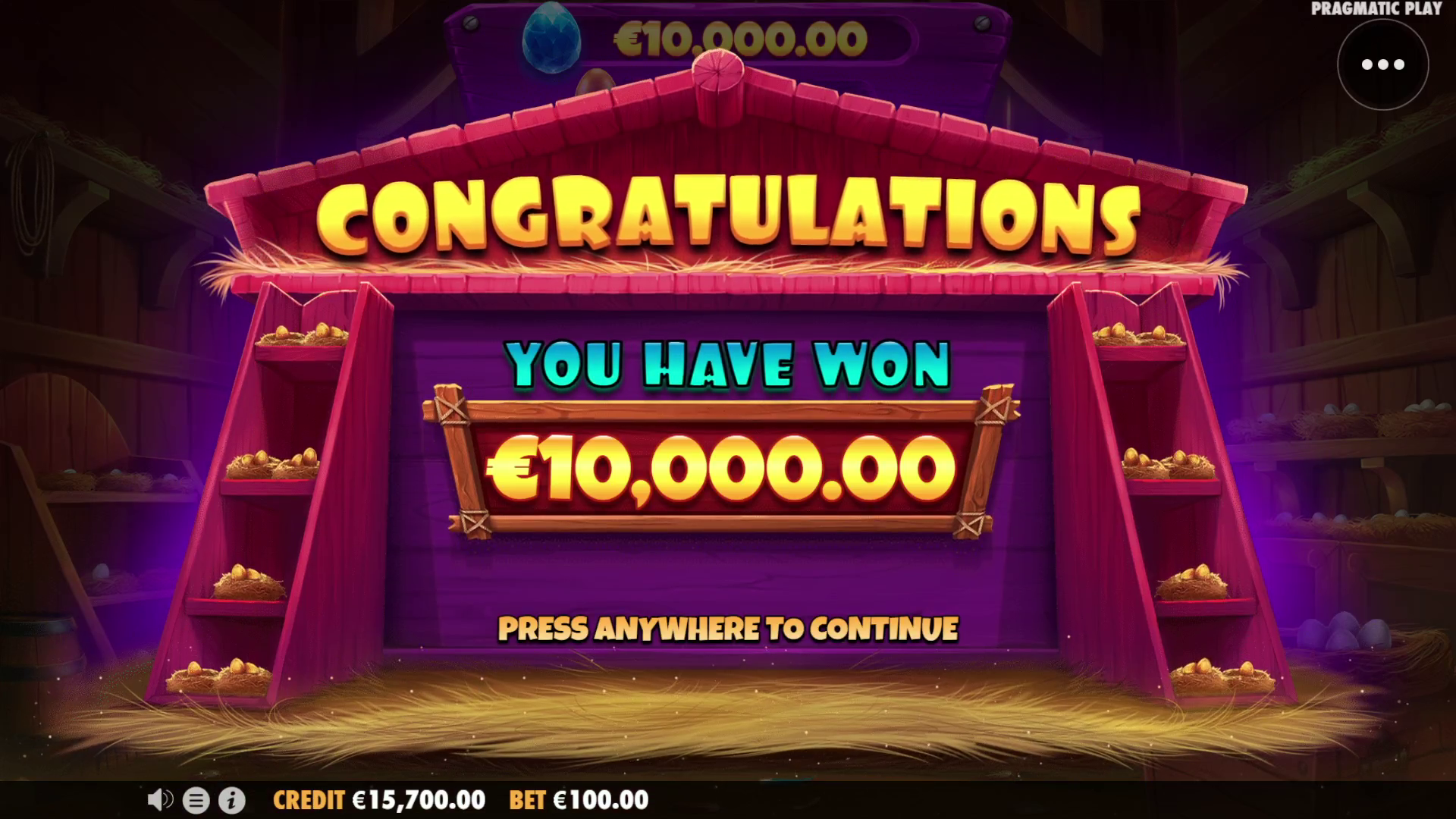 Chicken Chase - Big win 2