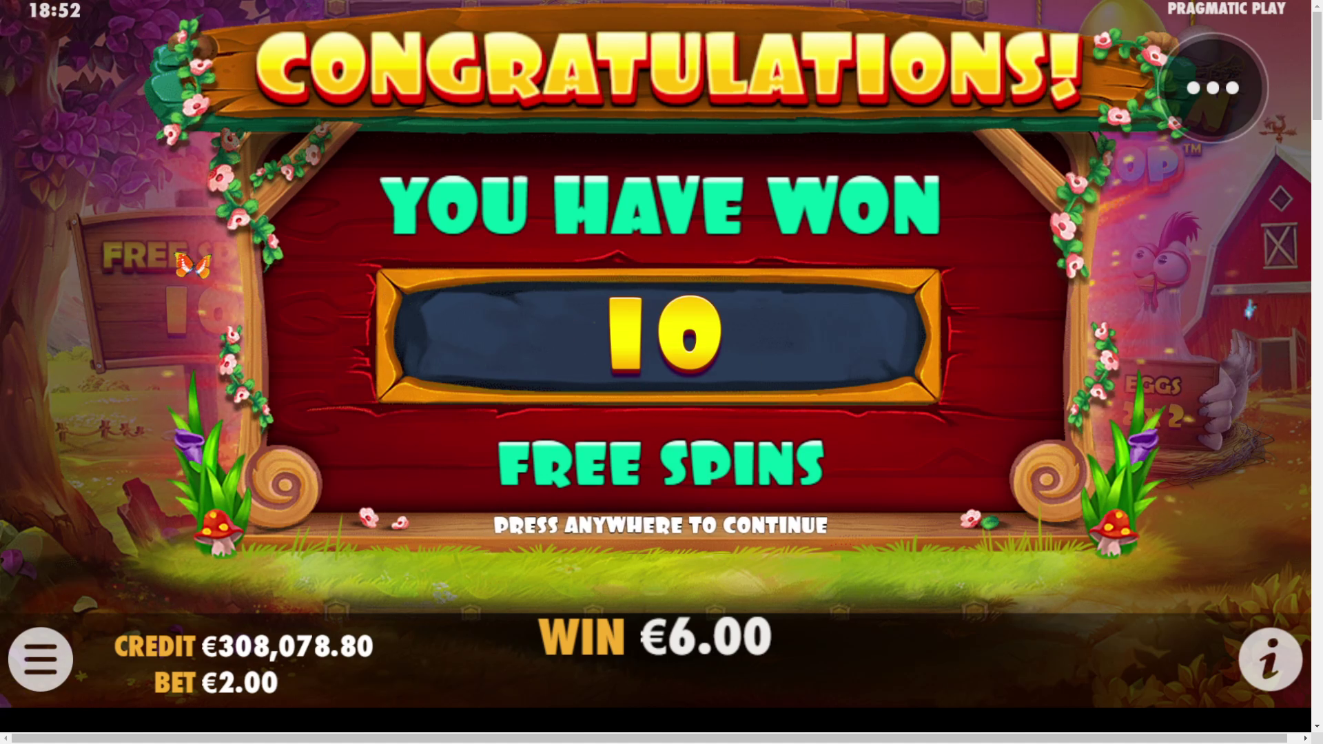 Chicken Drop - Free spins 1