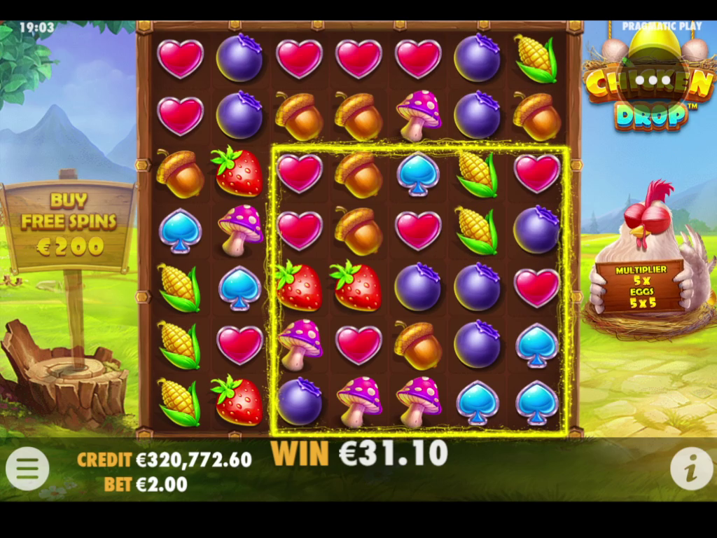 Chicken Drop - Buy bonus 4