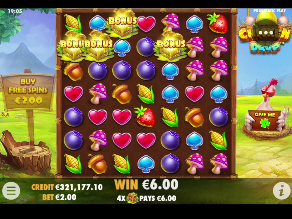 Chicken Drop - Big win 6