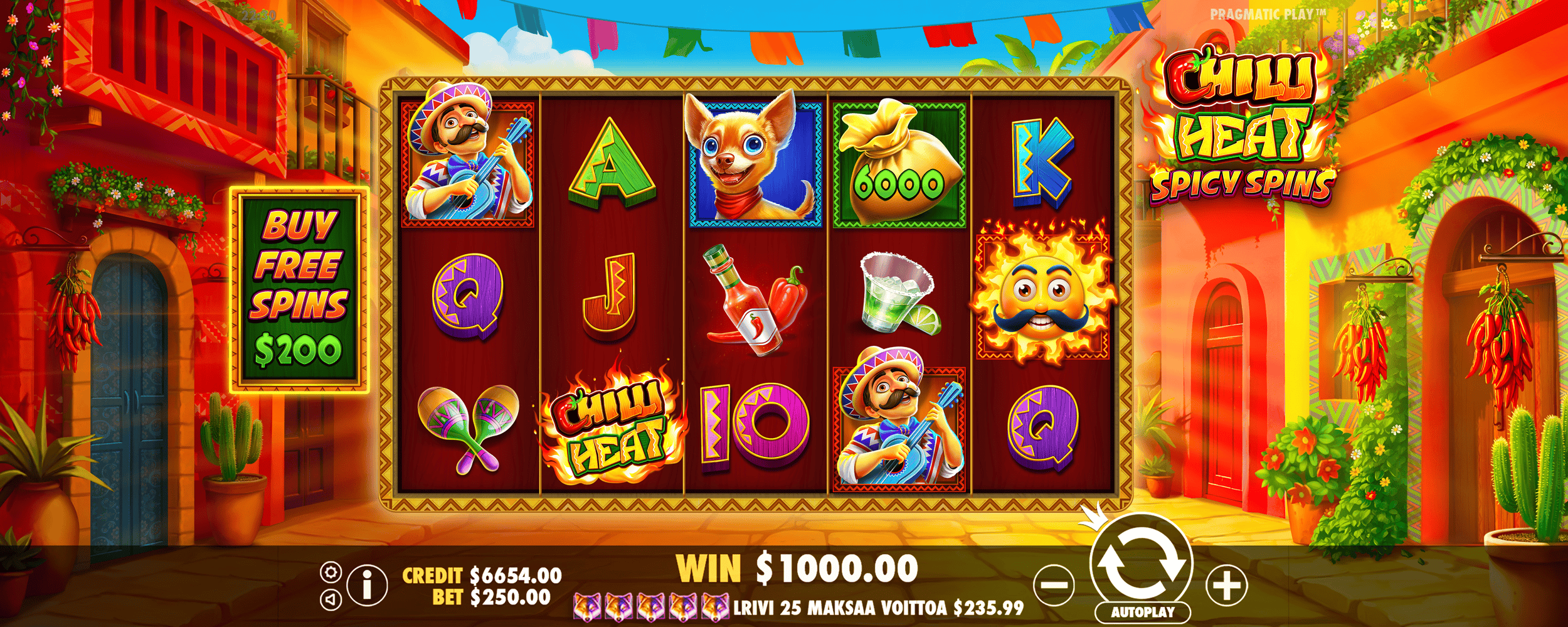 Chilli Heat Spicy Spins - Base game 2