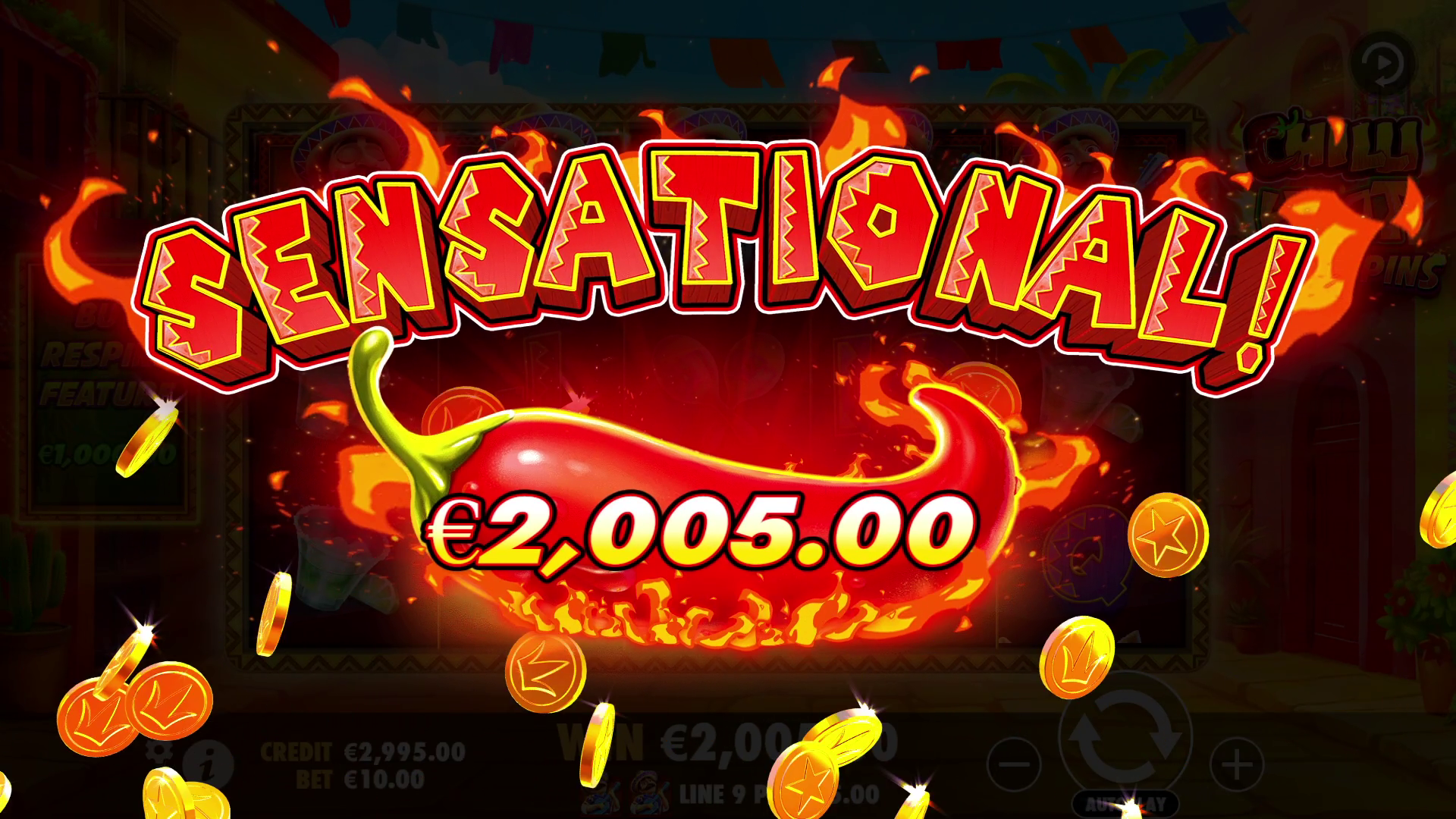 Chilli Heat Spicy Spins - Big win 1