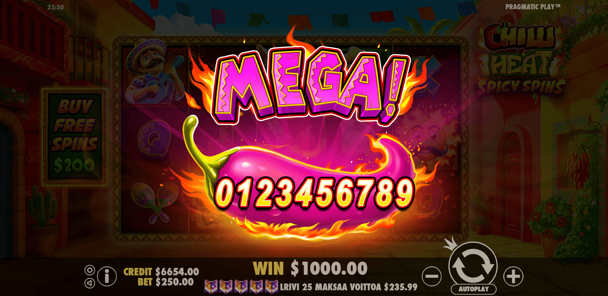 Chilli Heat Spicy Spins - Big win 2
