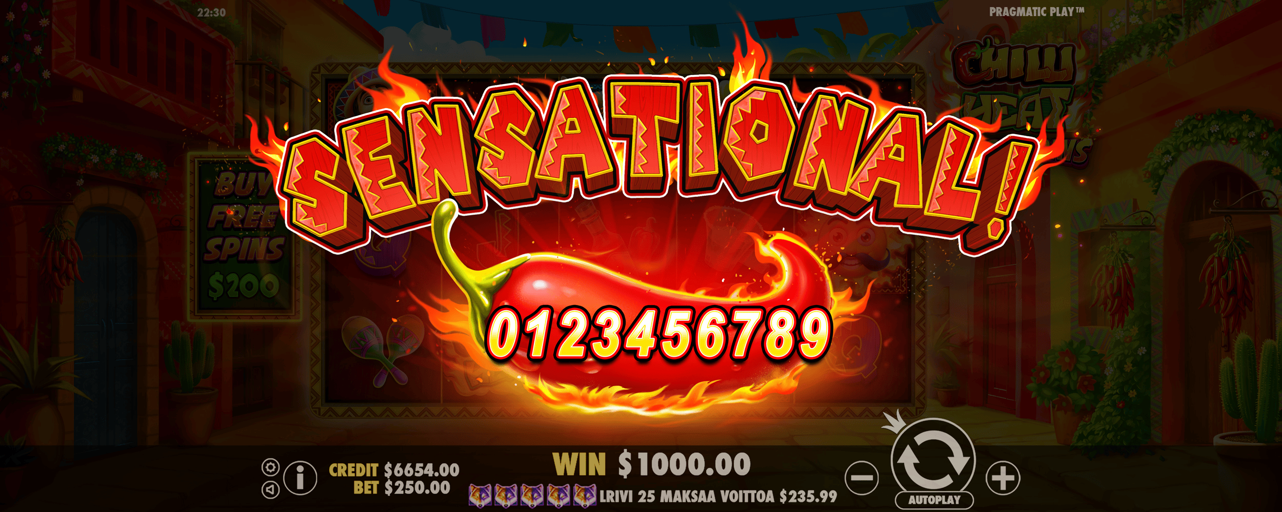 Chilli Heat Spicy Spins - Big win 7